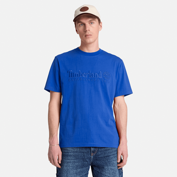 Men's Established 1973 Embroidered Short-Sleeve T-Shirt