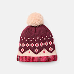 Women's Fair Isle Beanie with Pom