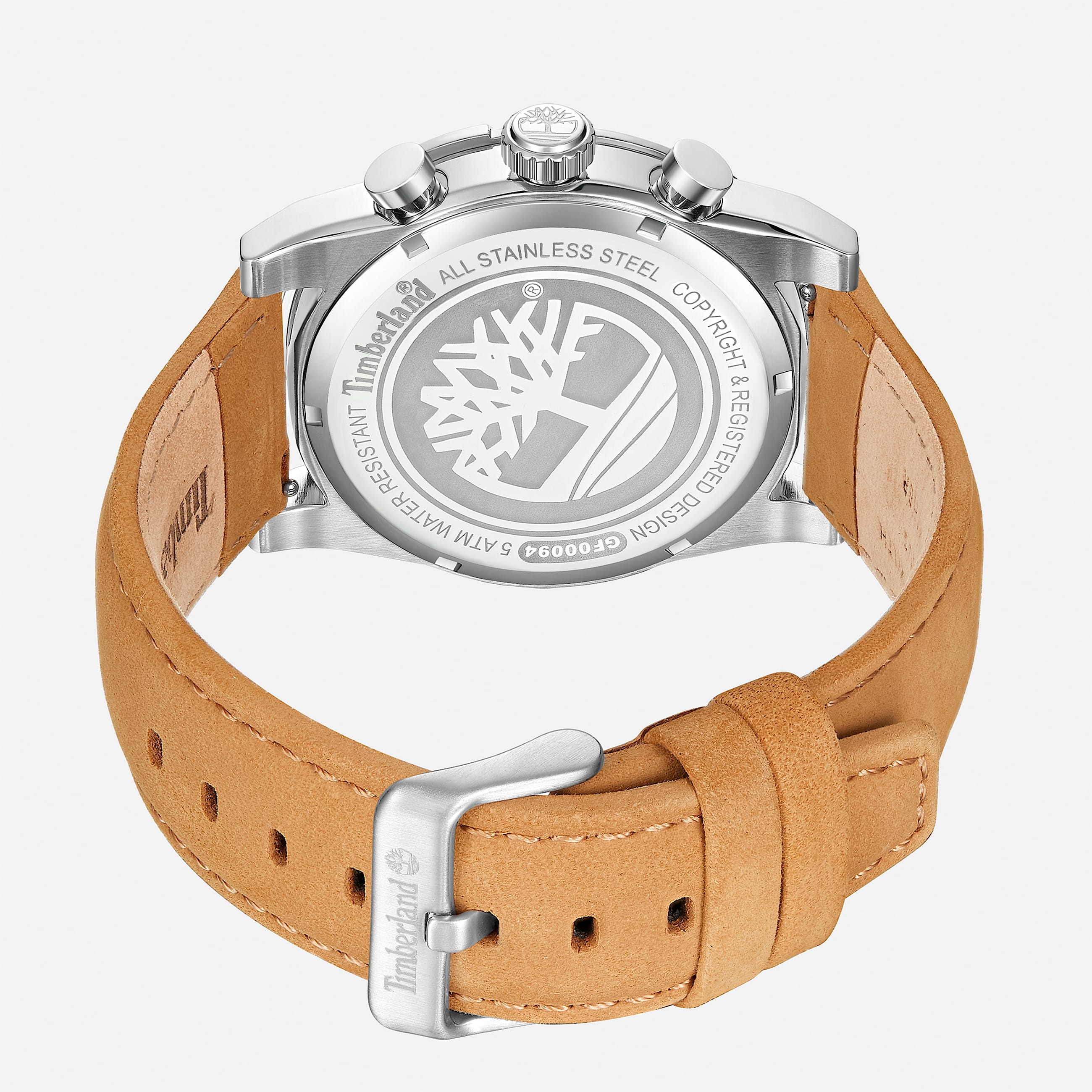 Mens Sherbrook Watch TBL Blue FaceWheat Strap ALT1