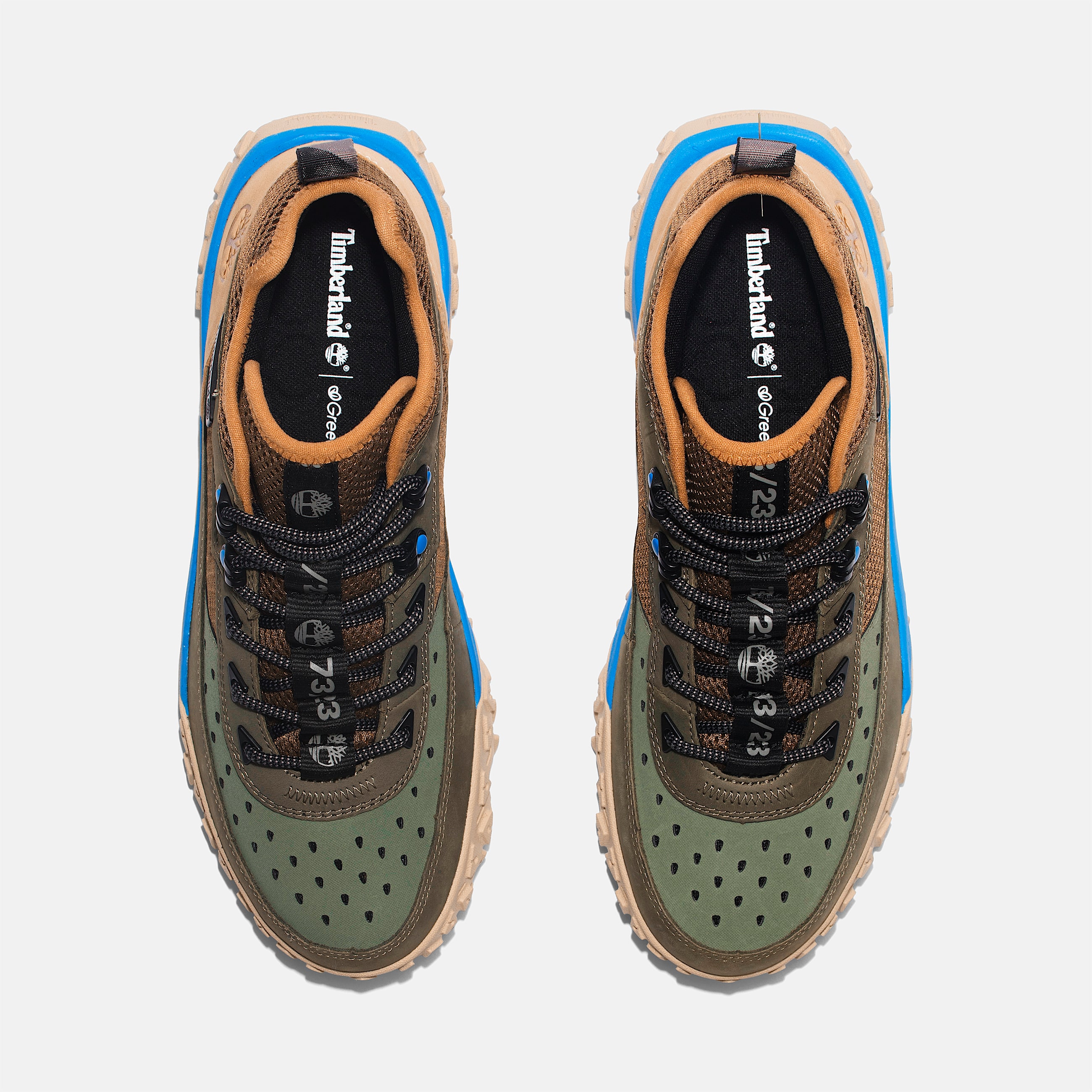 Mens GreenStride Motion 6 Mid LaceUp Sneaker TBL Dark Green Nubuck ALT2