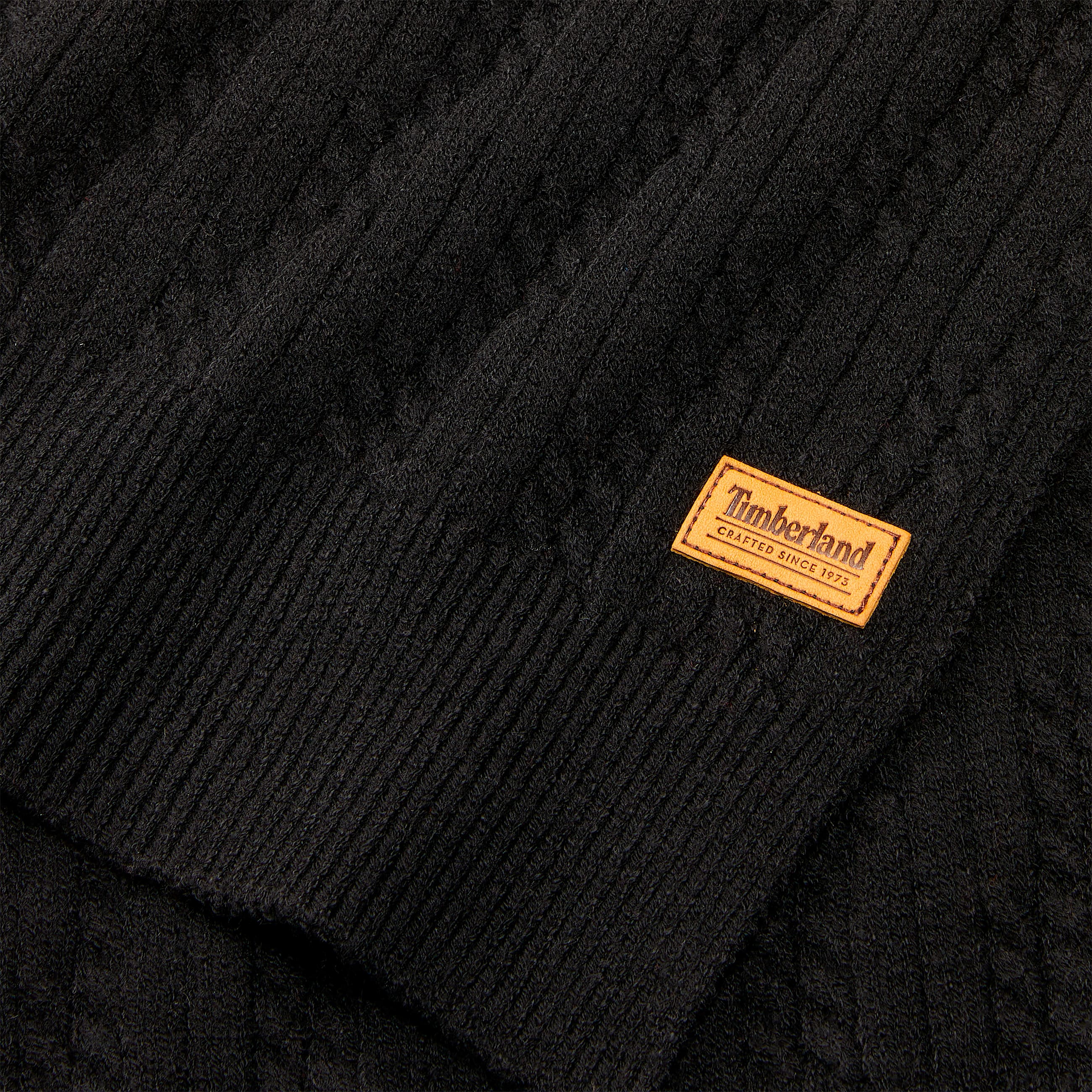 Womens Gradation Cable Scarf TBL Black ALT1