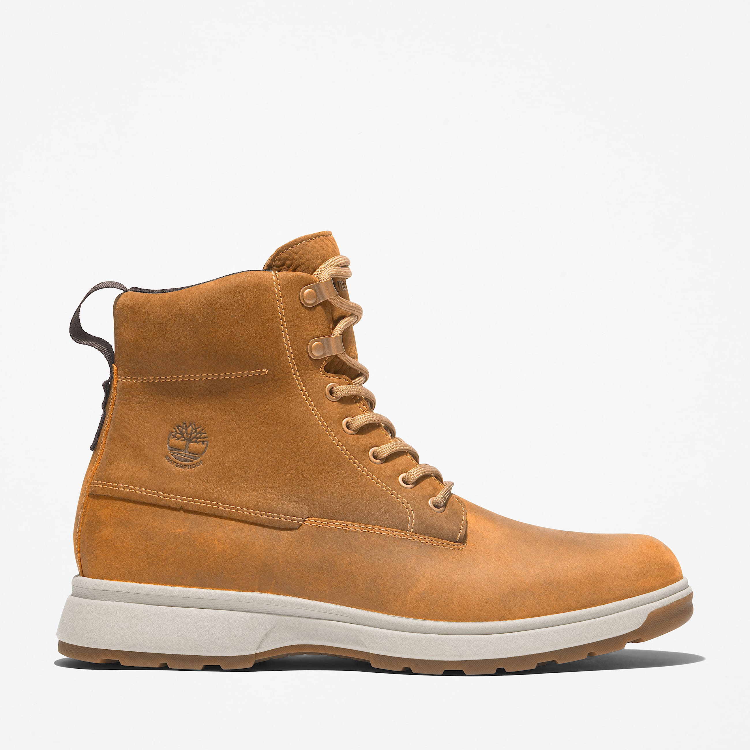 Mens Atwells Ave Waterproof Boot TBL Wheat FullGrain HERO