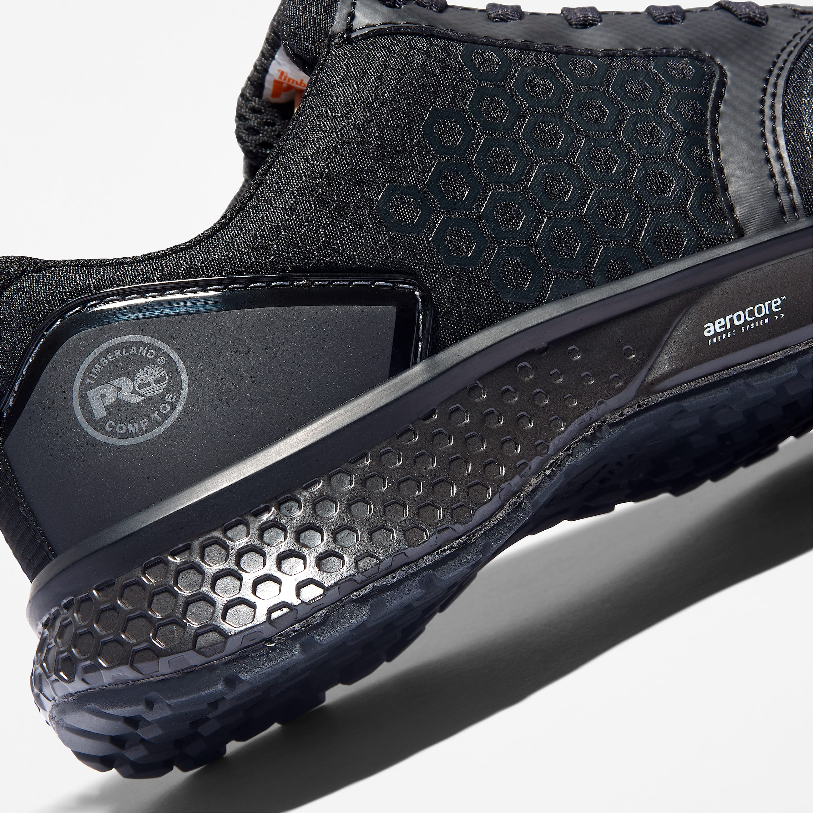 Womens Reaxion Composite Toe Work Sneaker TBL BlackGrey ALT7