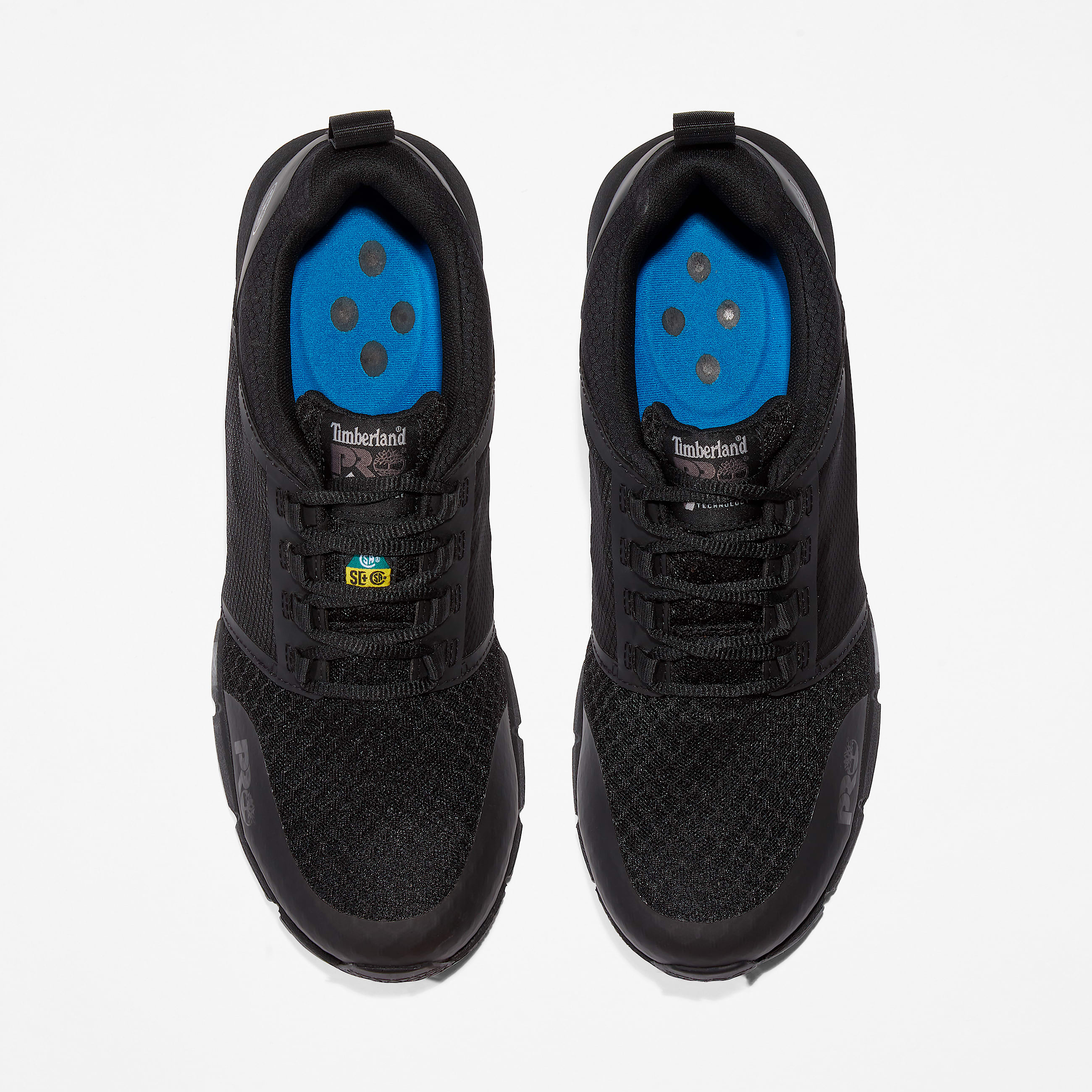 Mens Radius Composite Toe Work Sneaker TBL Black ALT2