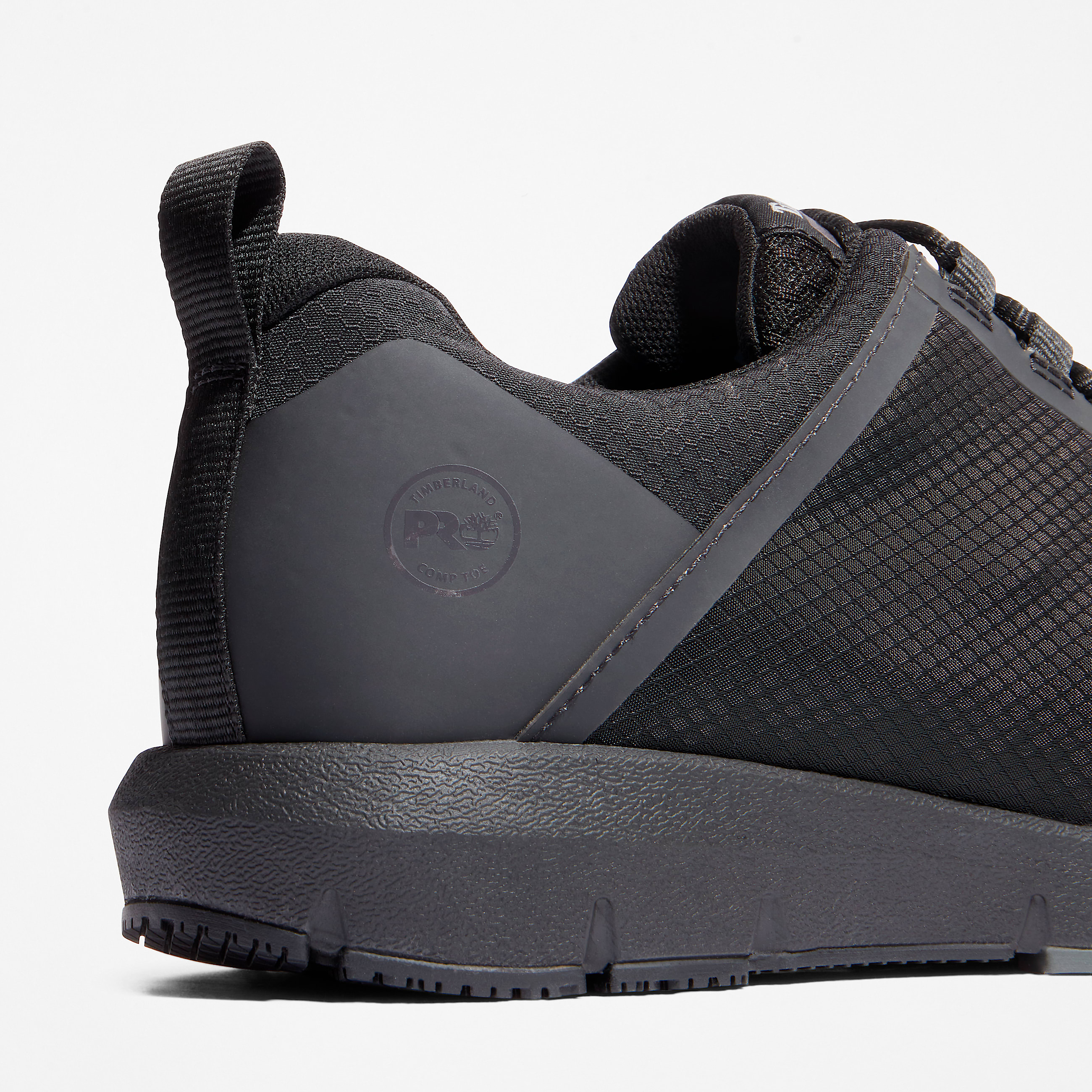Mens Radius Composite Toe Work Sneaker TBL Black ALT7