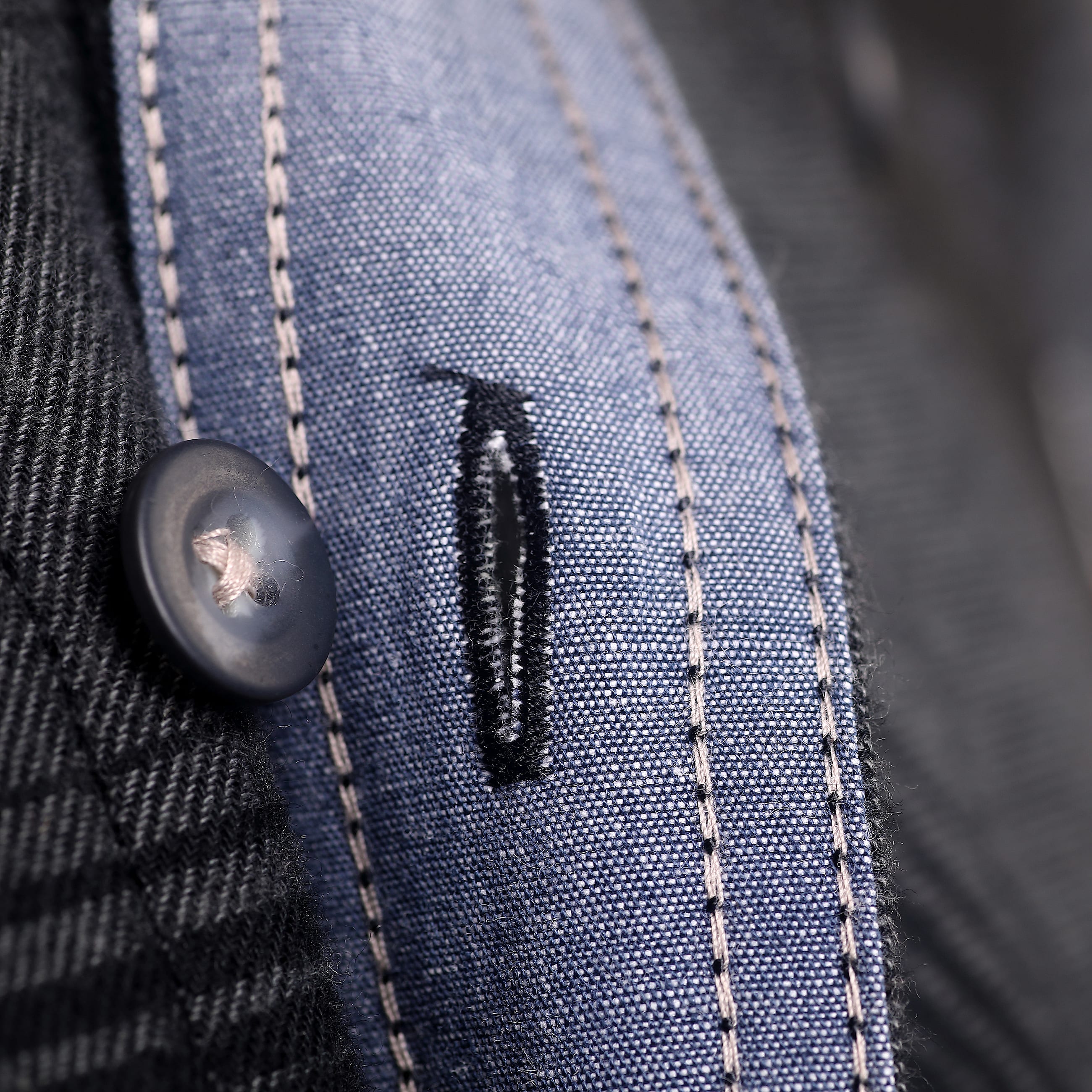 Mens Woodfort Midweight Flannel Work Shirt TBL Black Stripe ALT7