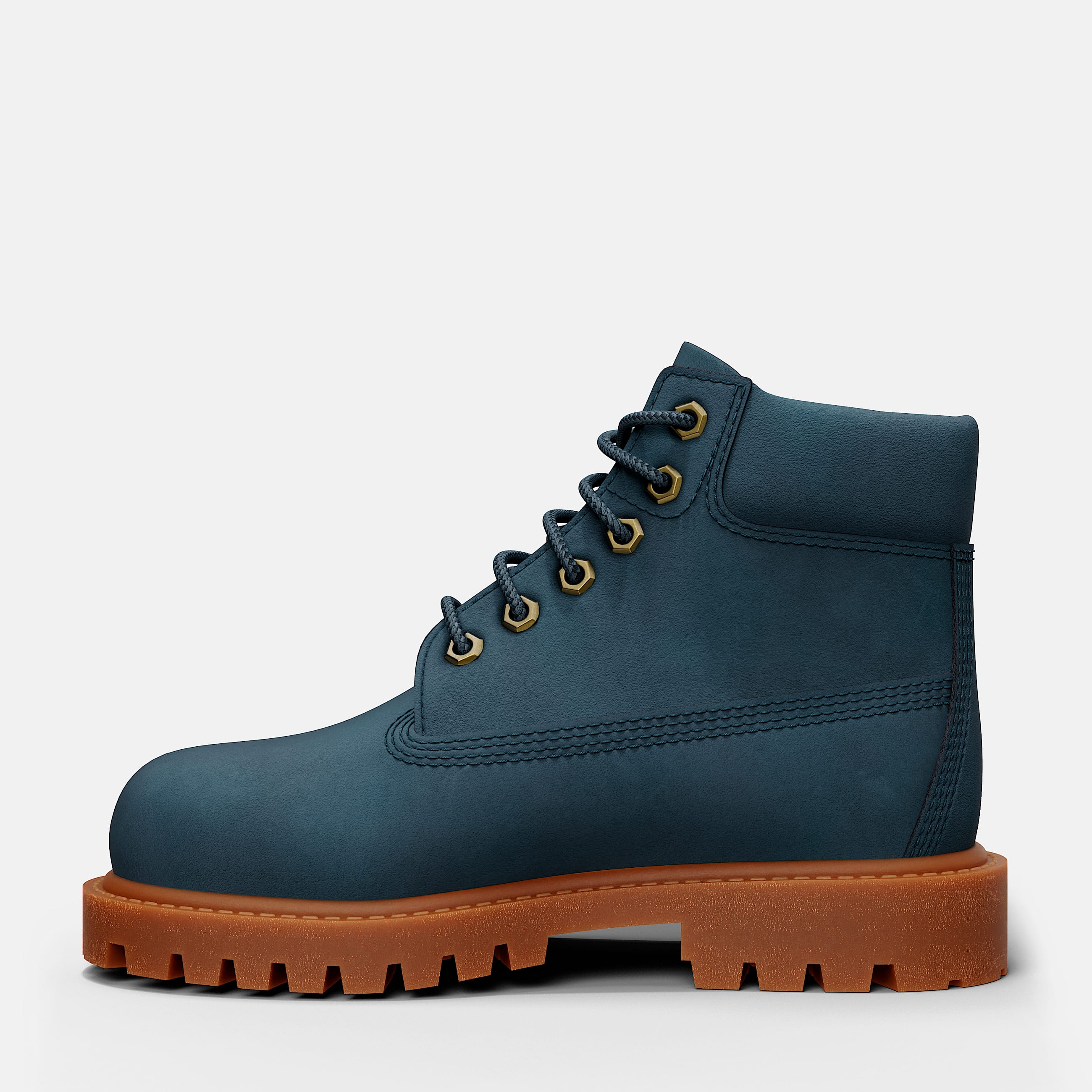 Toddler Premium 6Inch Waterproof Boot TBL Dark Blue Nubuck ALT6