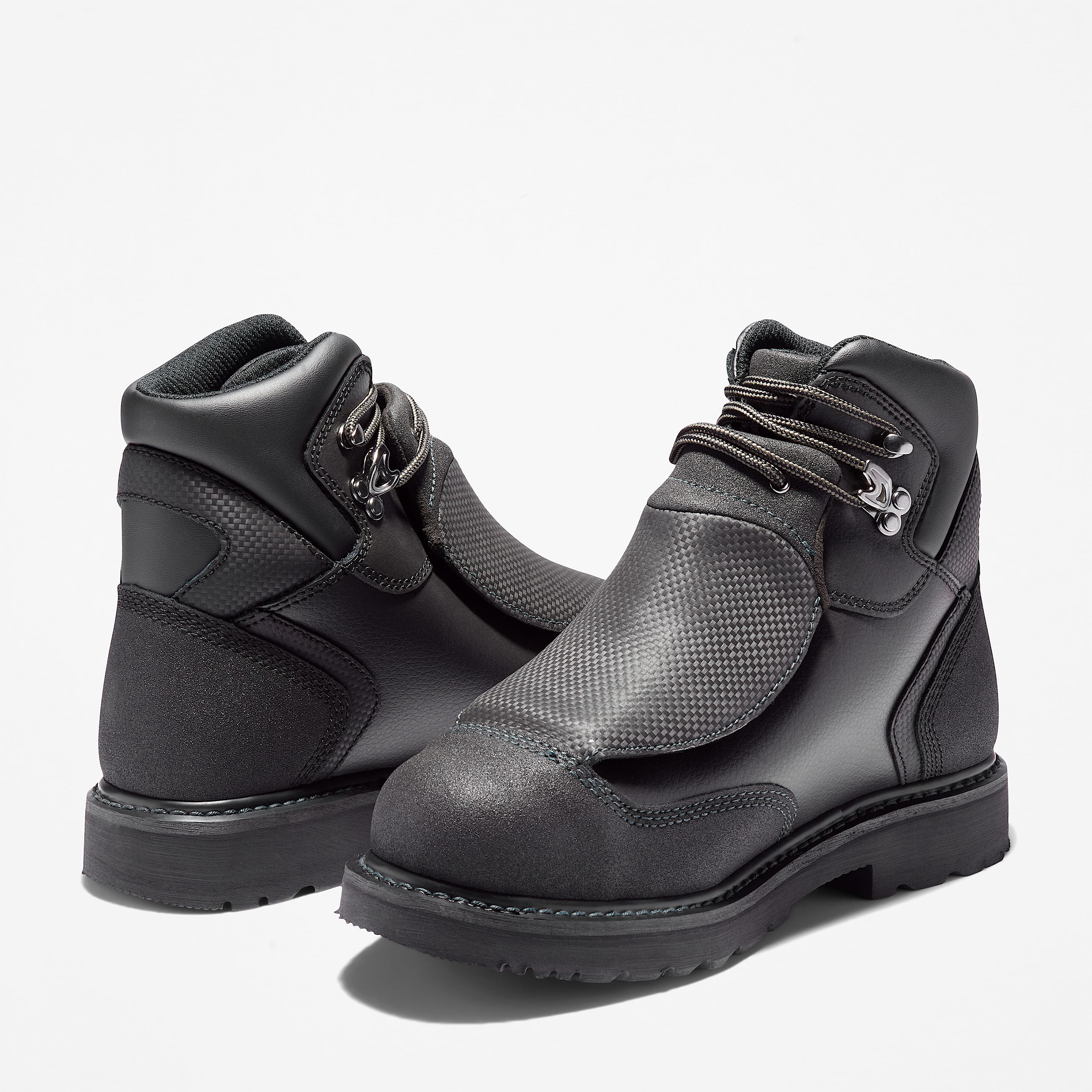 Mens Met Guard Steel Toe Work Boot TBL Black ALT5