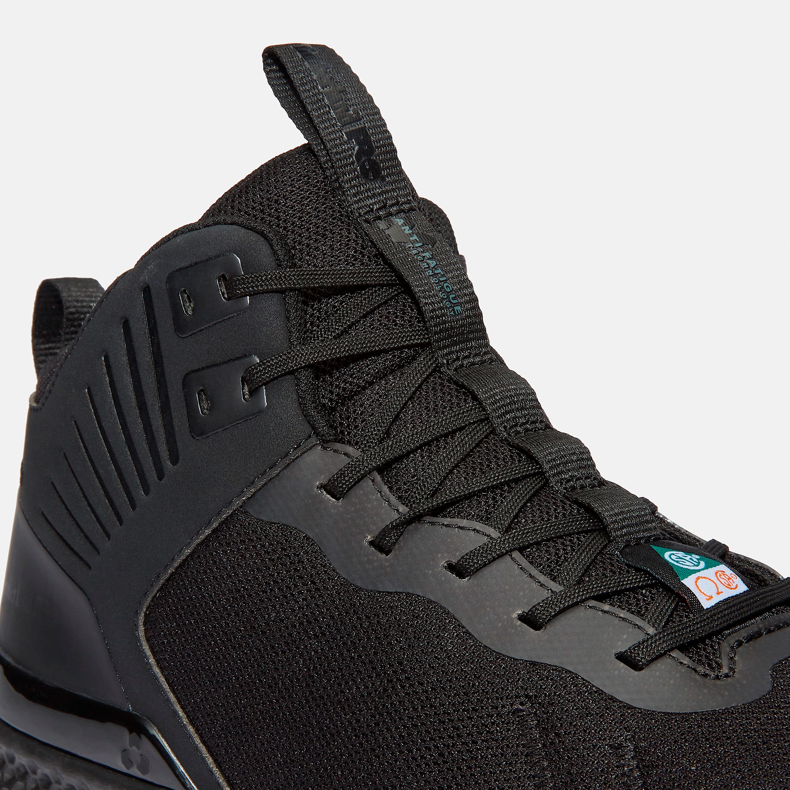 Mens Timberland PRO Setra CompToe Athletic Work Sneaker Boot TBL BlackBlack ALT7