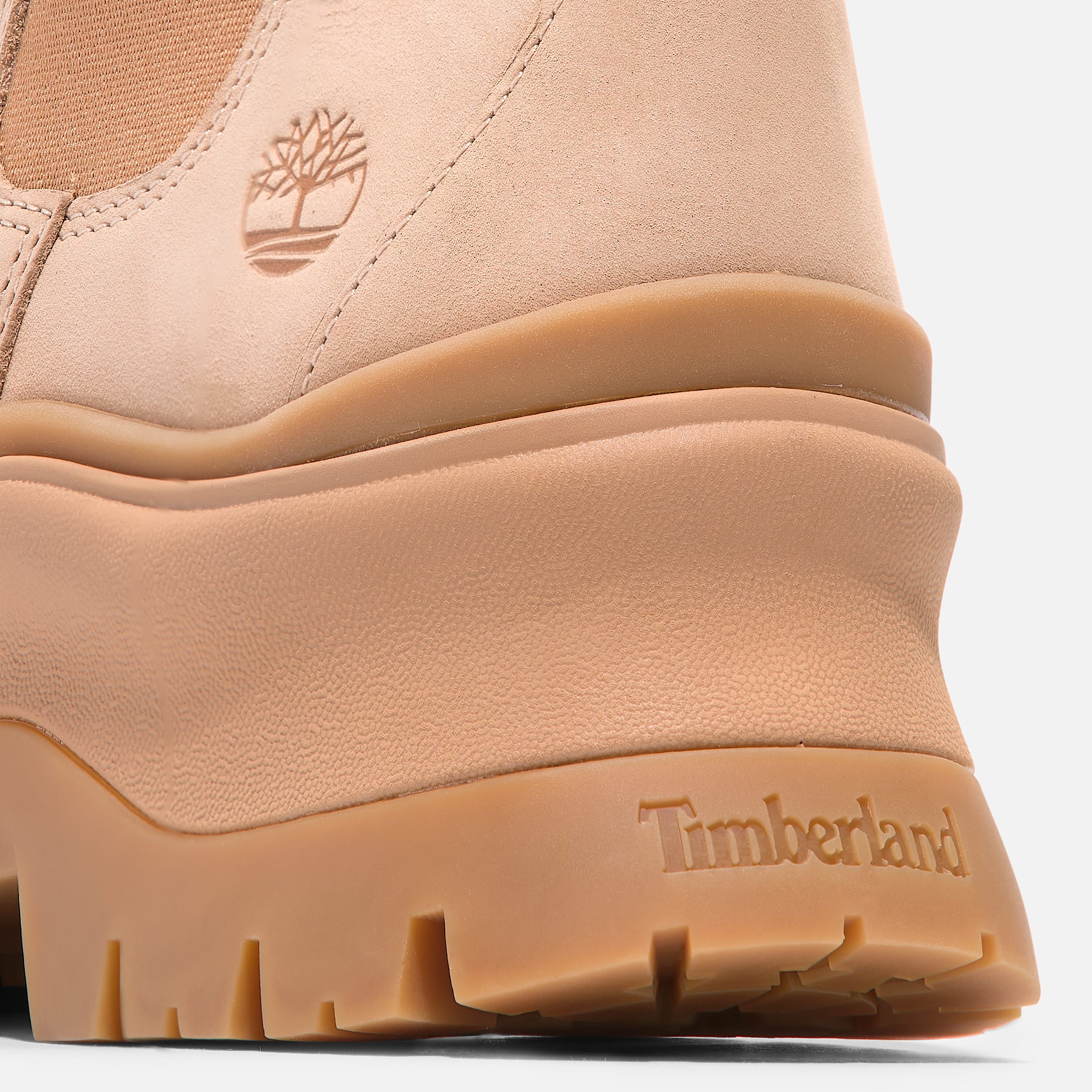 Womens Roxie Lane Mid Chelsea Boot TBL Light Beige Nubuck ALT7