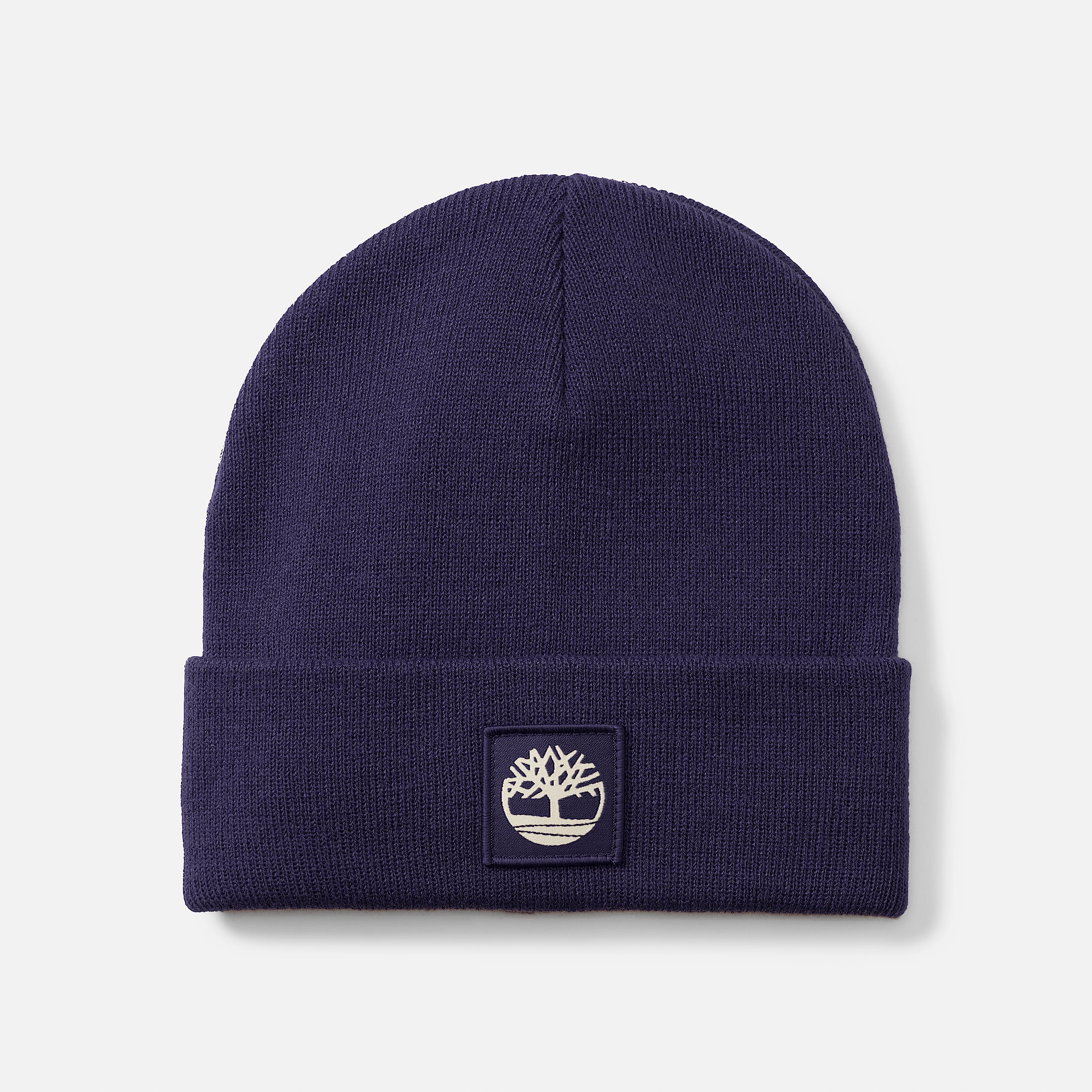 Cuffed Beanie With Tonal Patch TBL Dark Navy HERO