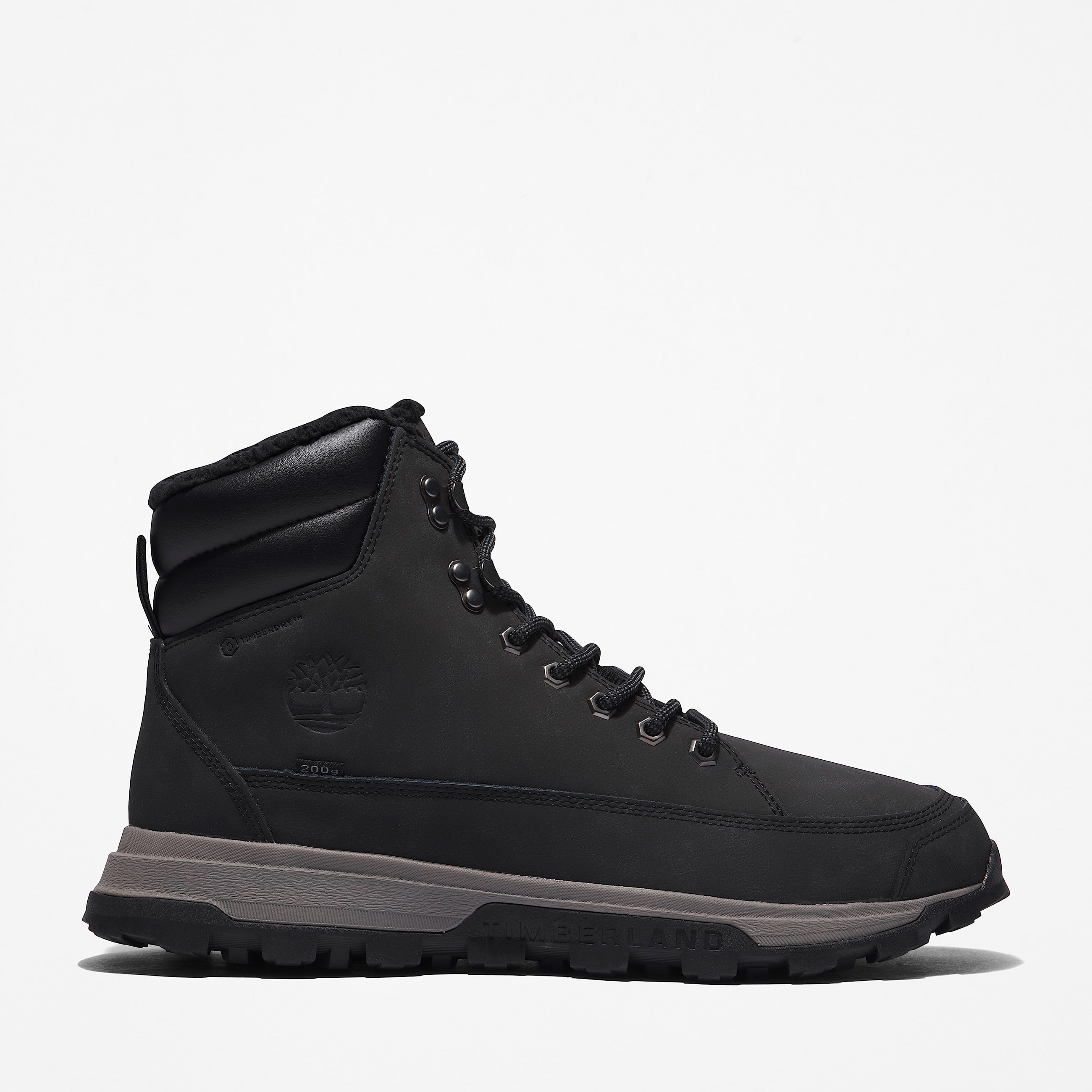 Mens Treeline Waterproof Insulated Boot TBL Black Leather HERO