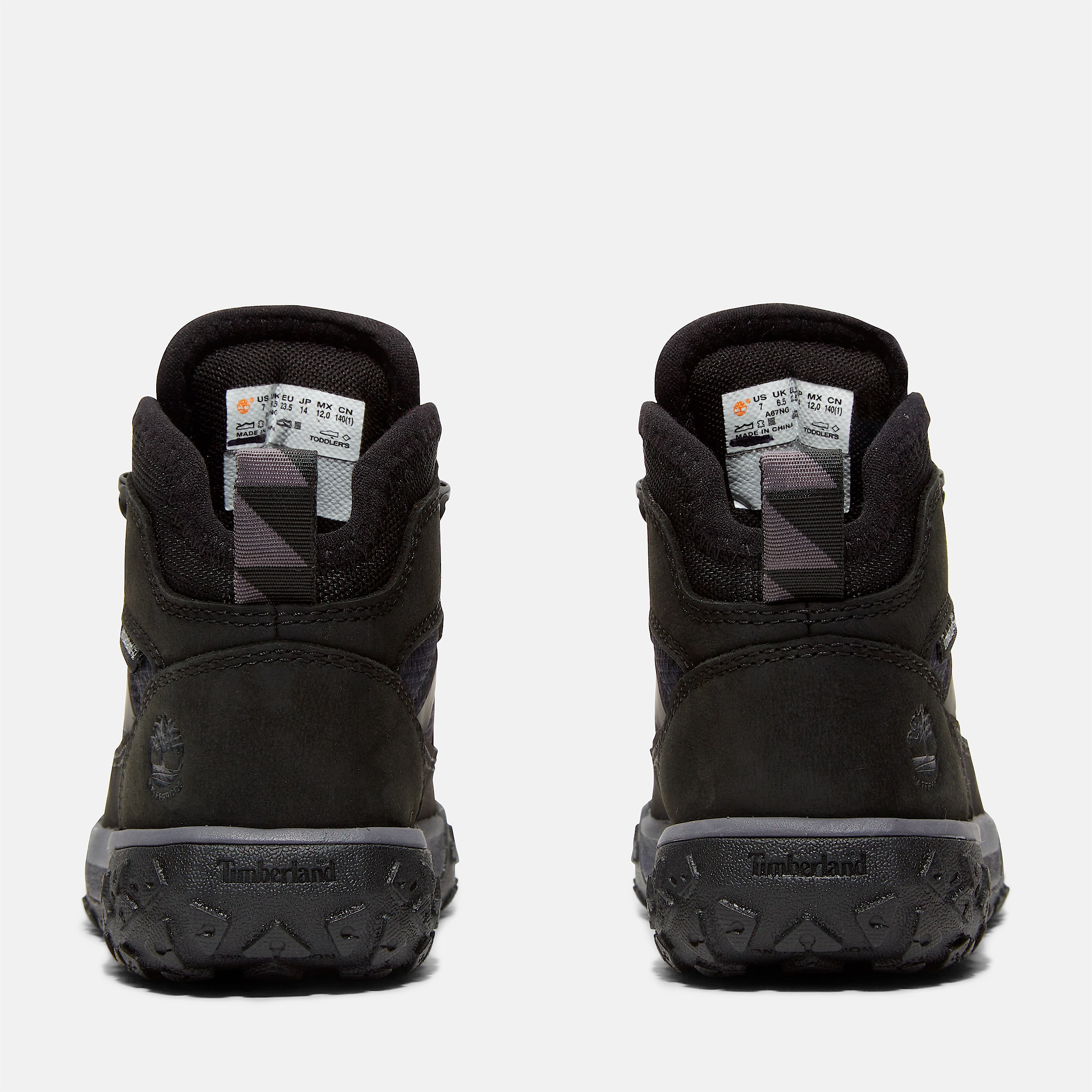 Toddler GreenStride Motion 6 Waterproof Boot TBL Black Nubuck ALT5