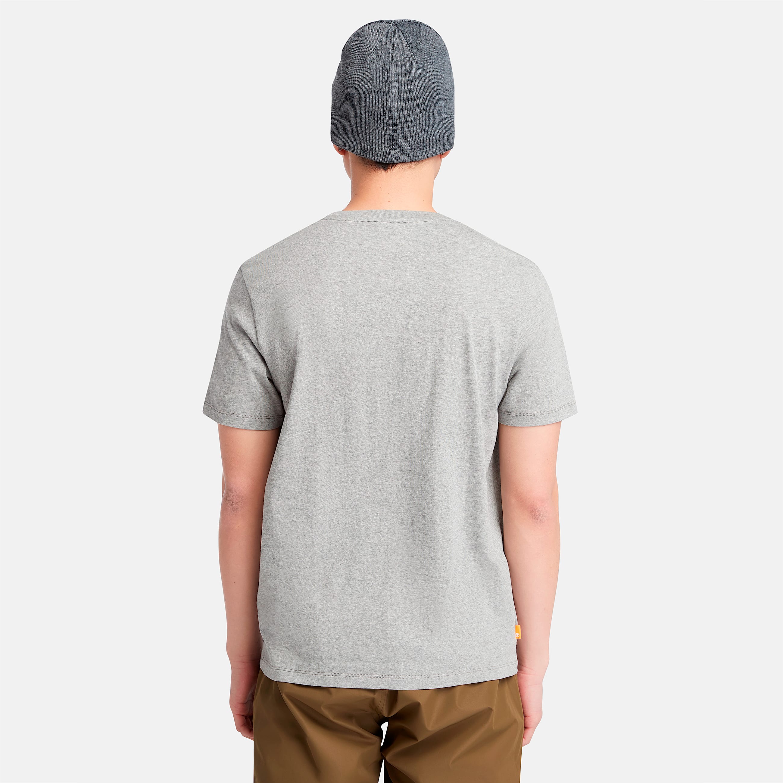 Mens Short Sleeve Seasonal Camo Linear Logo TShirt TBL Medium Grey Heather ALT9