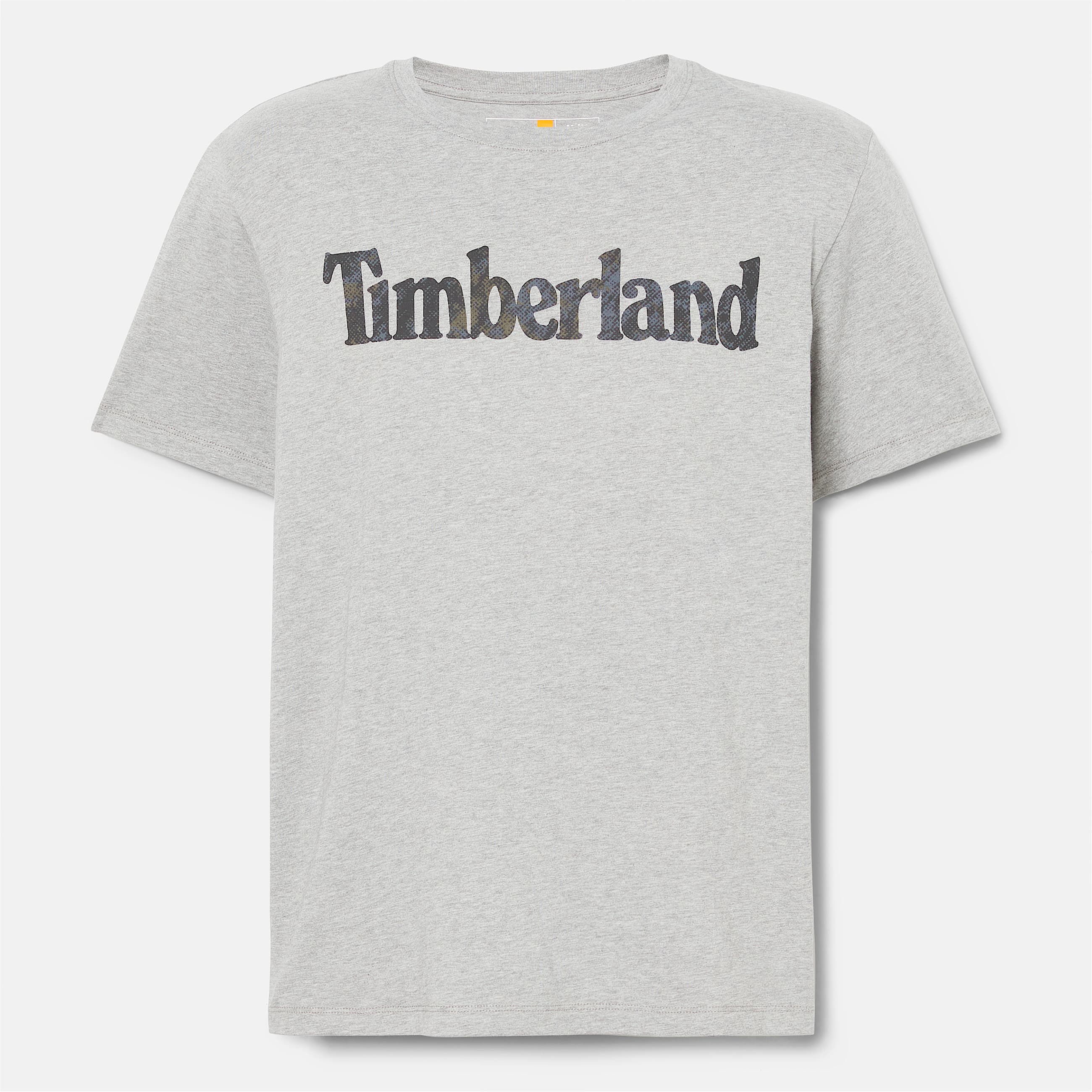 Mens Short Sleeve Seasonal Camo Linear Logo TShirt TBL Medium Grey Heather ALT10