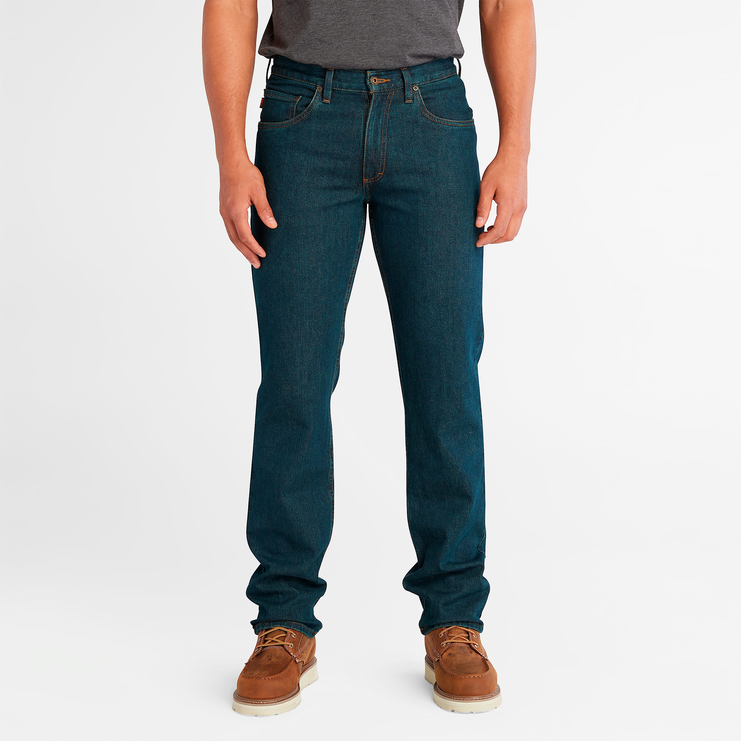 Mens GritNGrind Flex Denim Work Jeans TBL Dark Denim ALT8