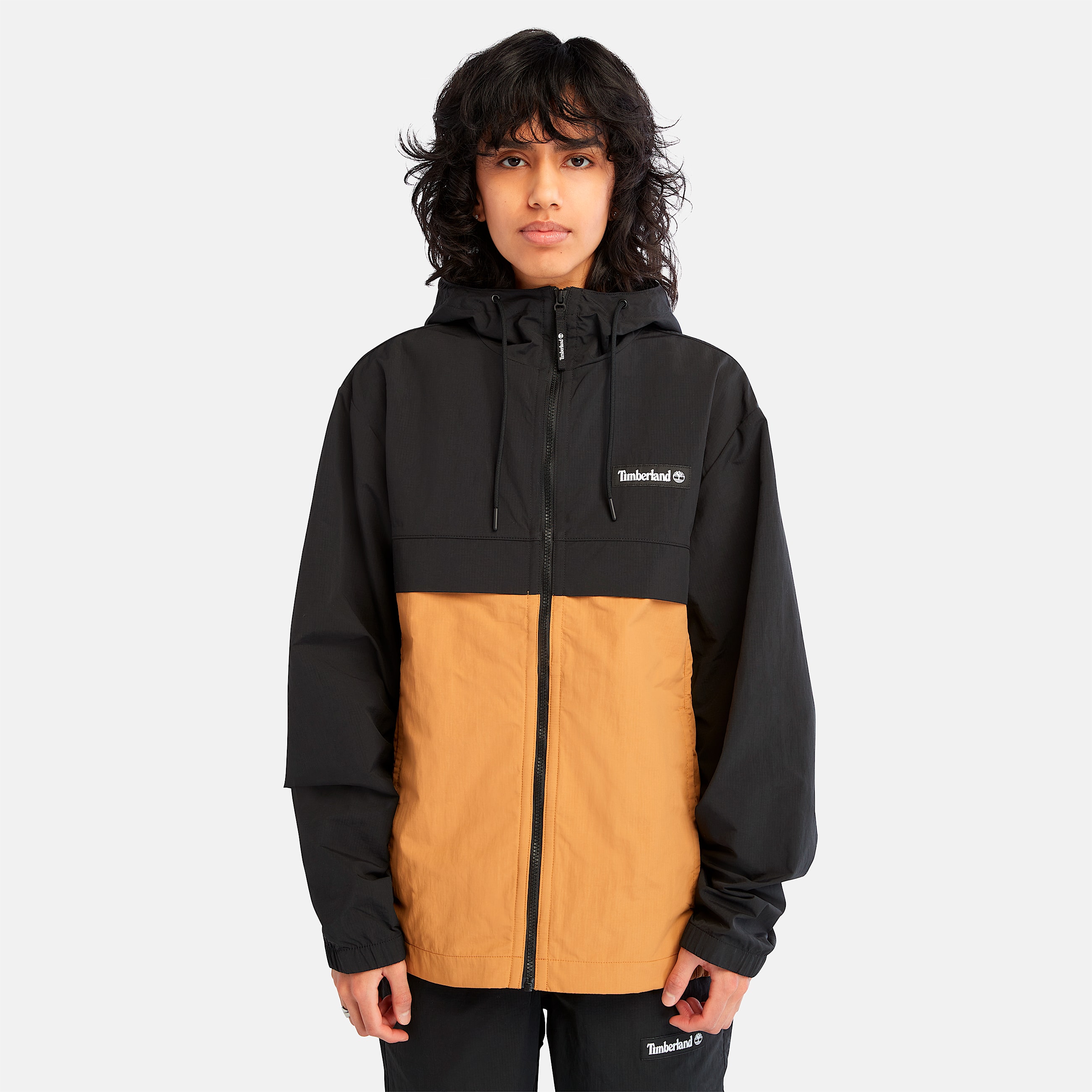 WaterResistant Nylon Windbreaker TBL BlackWheat ALT3