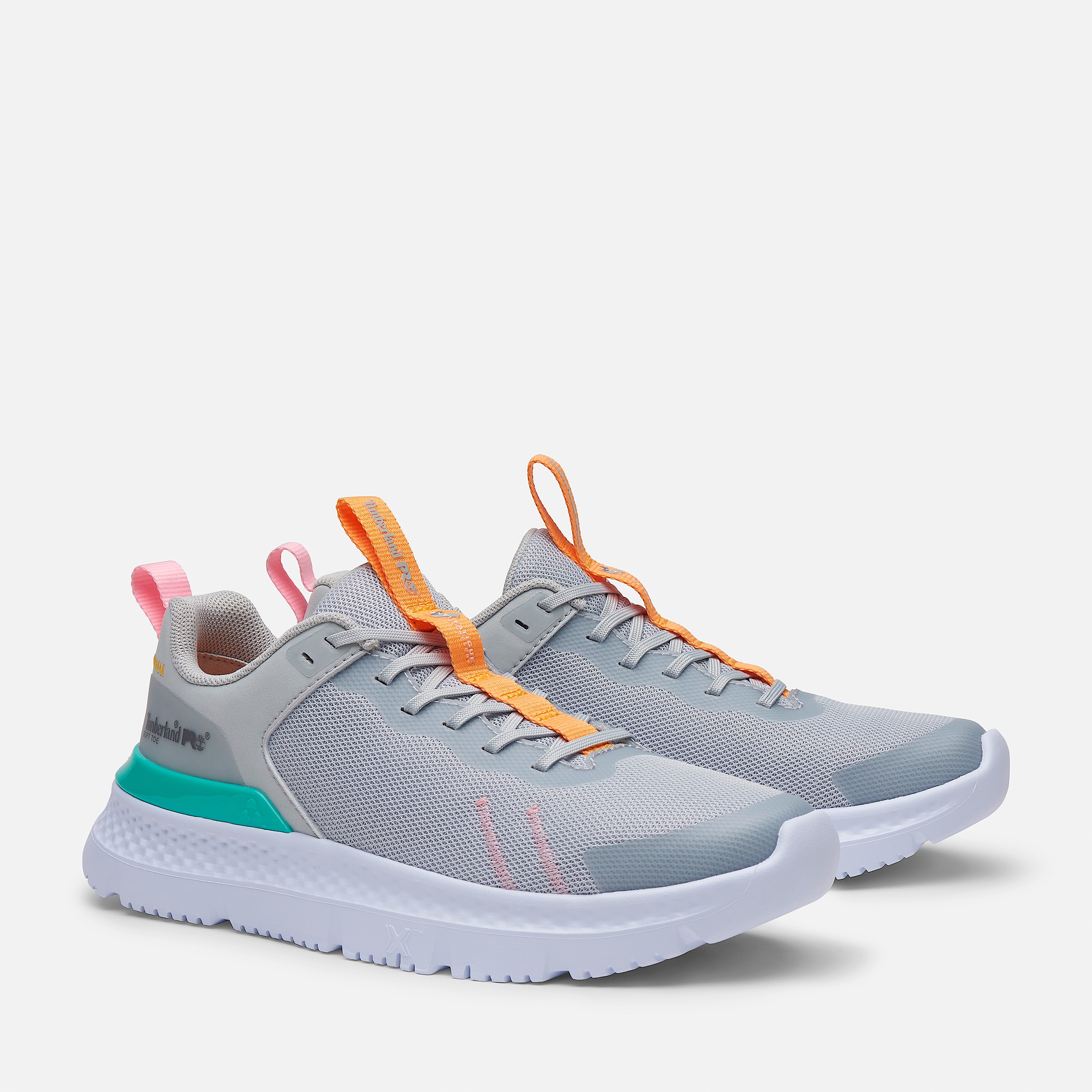 Sneakers deportivos de trabajo Timberland PRO Setra para mujer TBL Grisnaranja ALT4