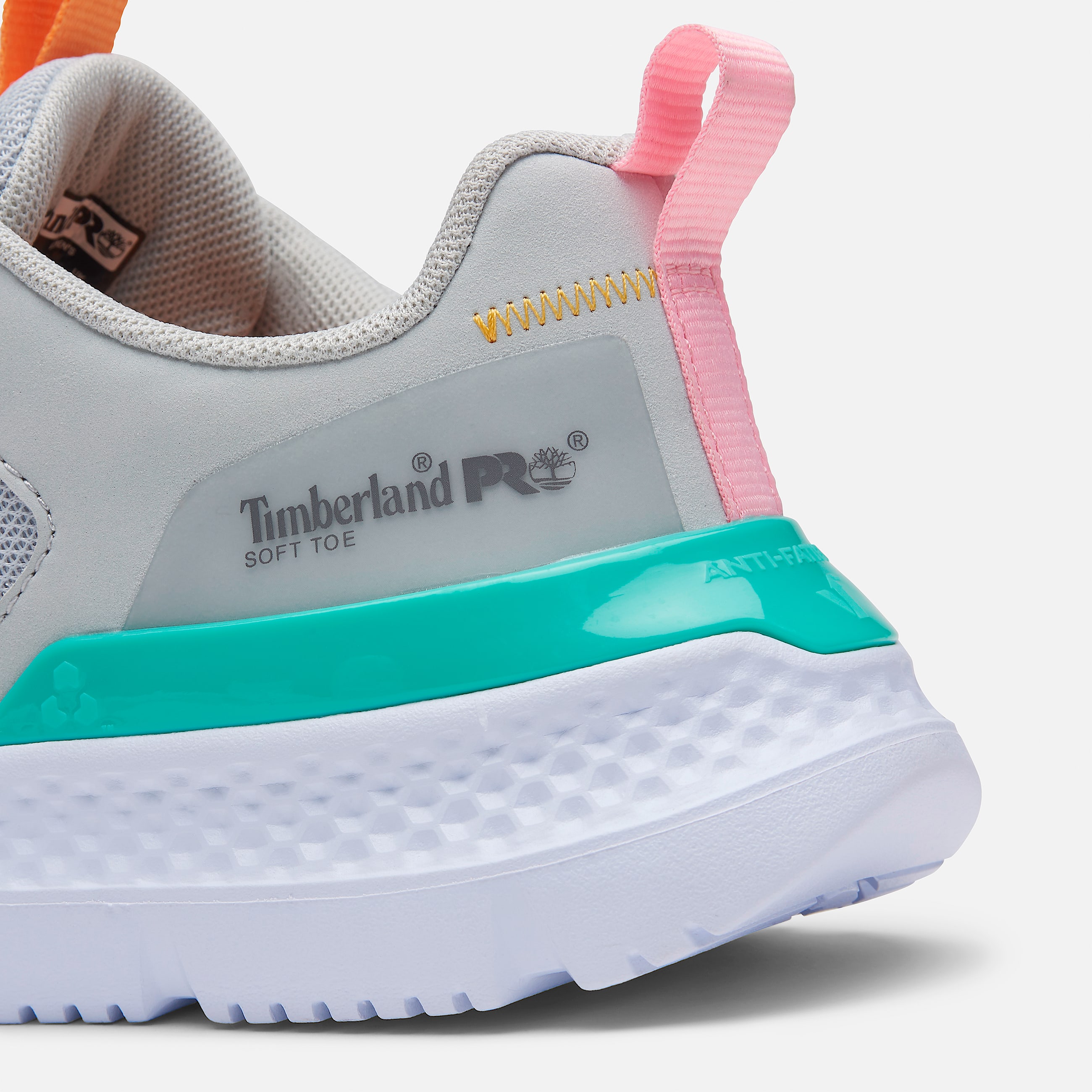 Sneakers deportivos de trabajo Timberland PRO Setra para mujer TBL Grisnaranja ALT7