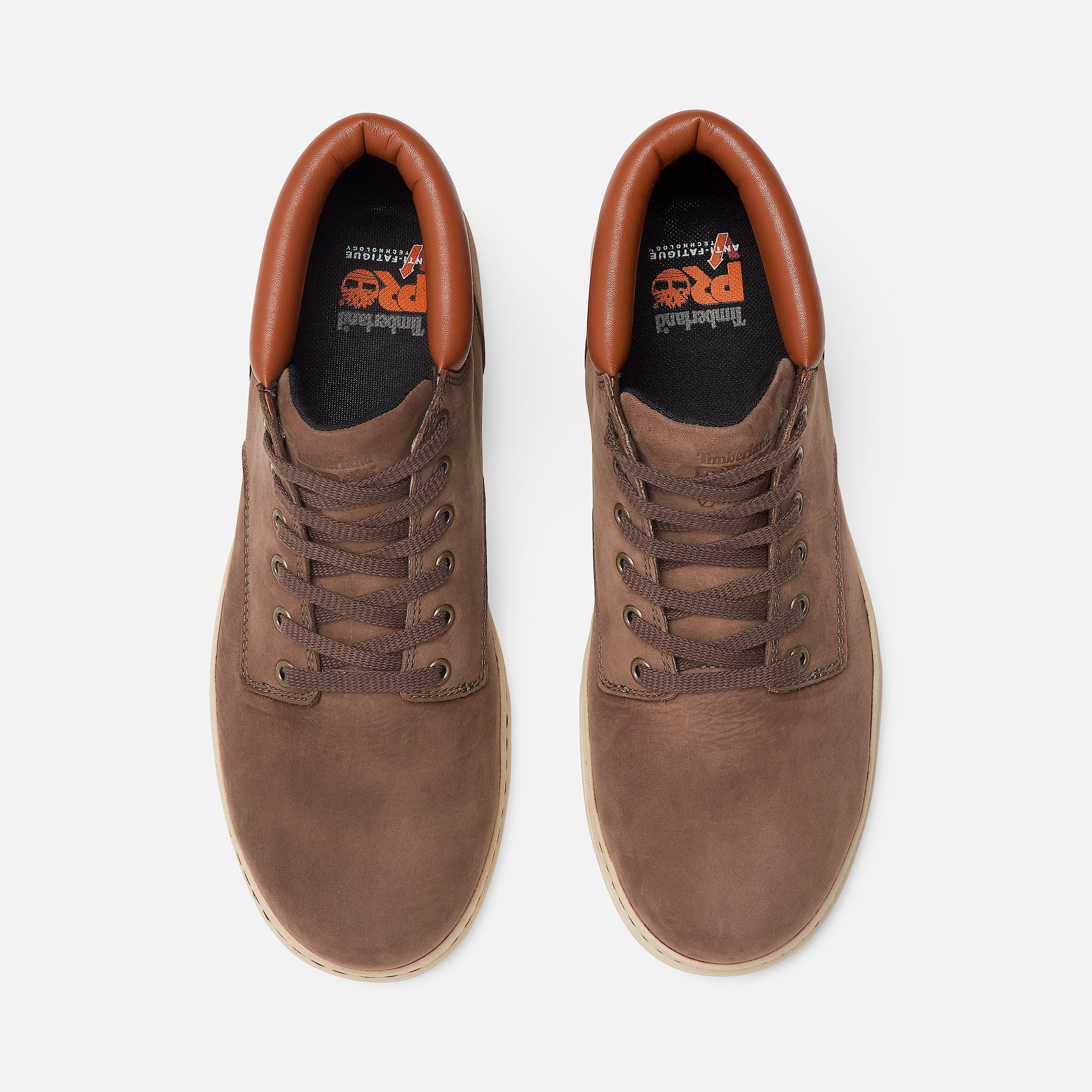 Mens Disruptor Casual Alloy Toe Mid Work Shoe TBL Donkey Brown Nubuck ALT2