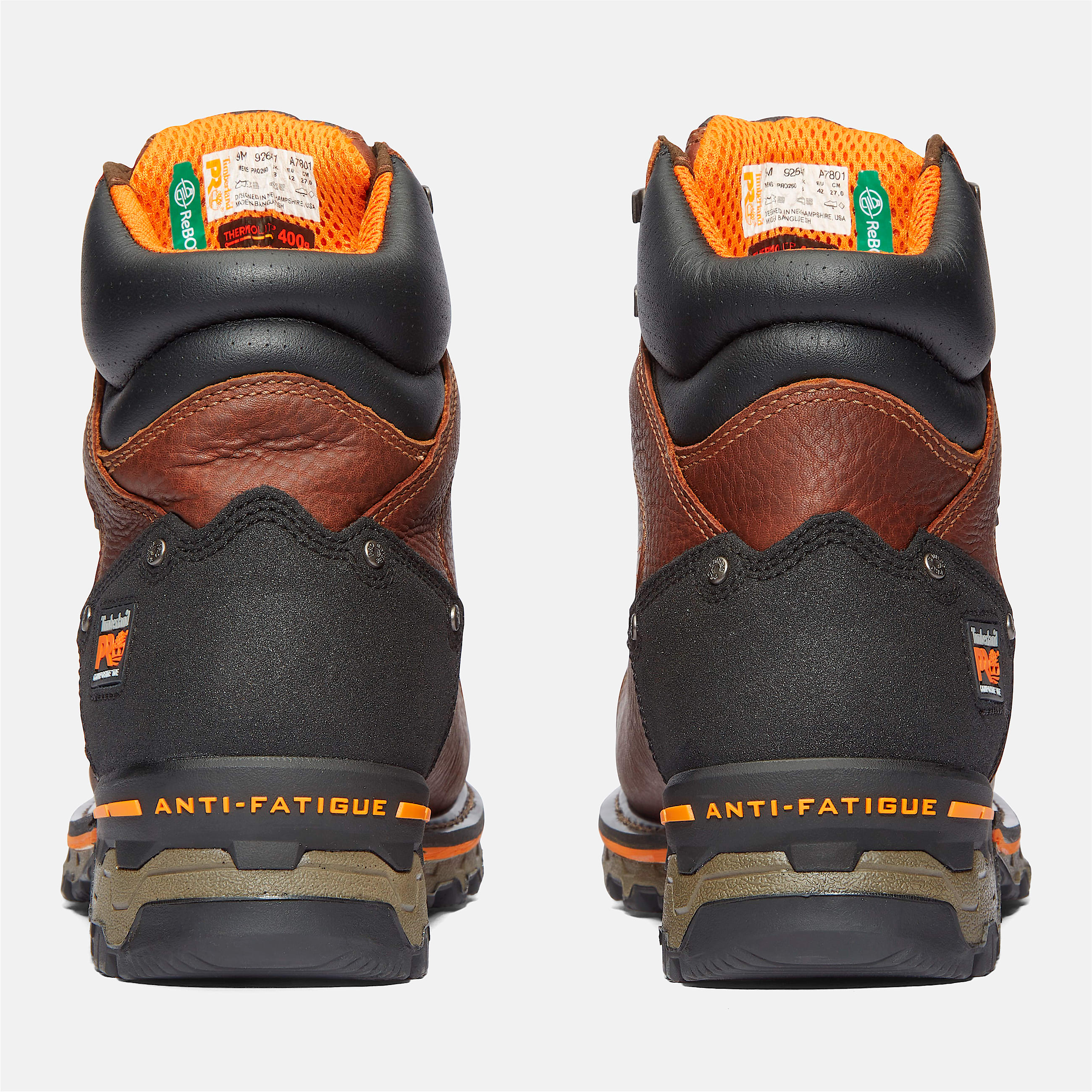 Mens Boondock 6 Composite Toe Waterproof Work Boot TBL Brown ALT5