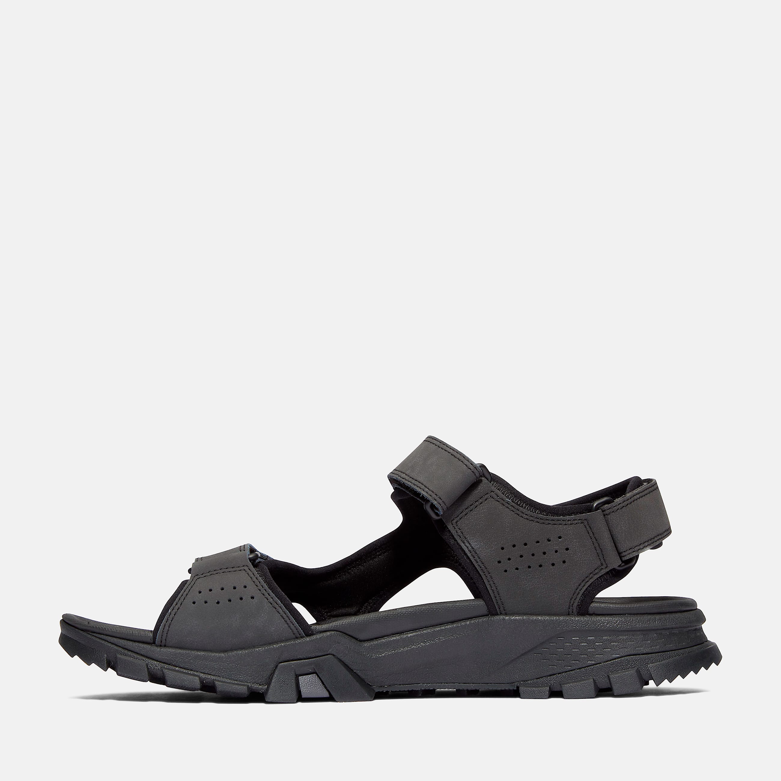 Mens Lincoln Peak Strap Sandals TBL Jet Black ALT6