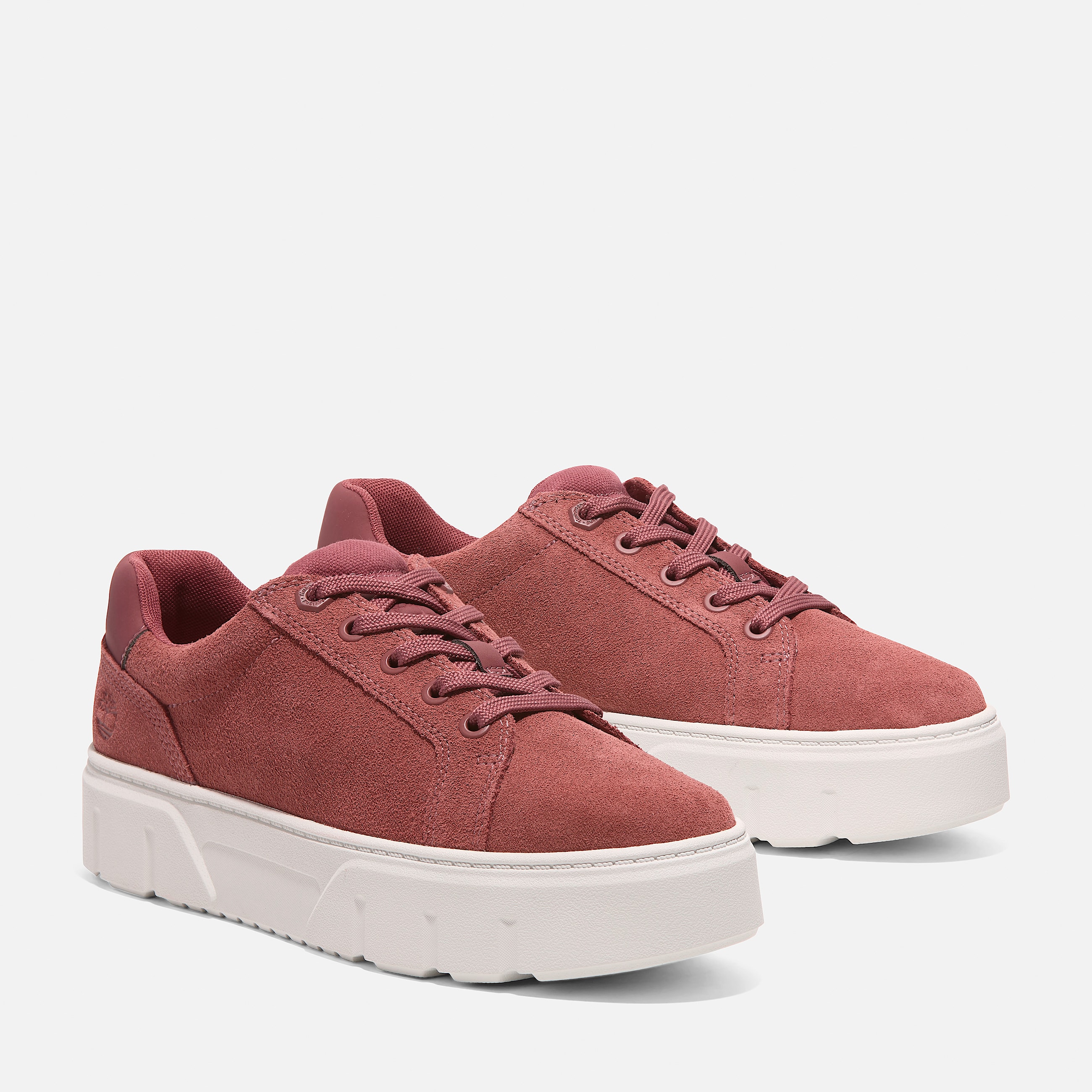 Womens Laurel Court Low LaceUp Sneaker TBL Red Suede ALT4