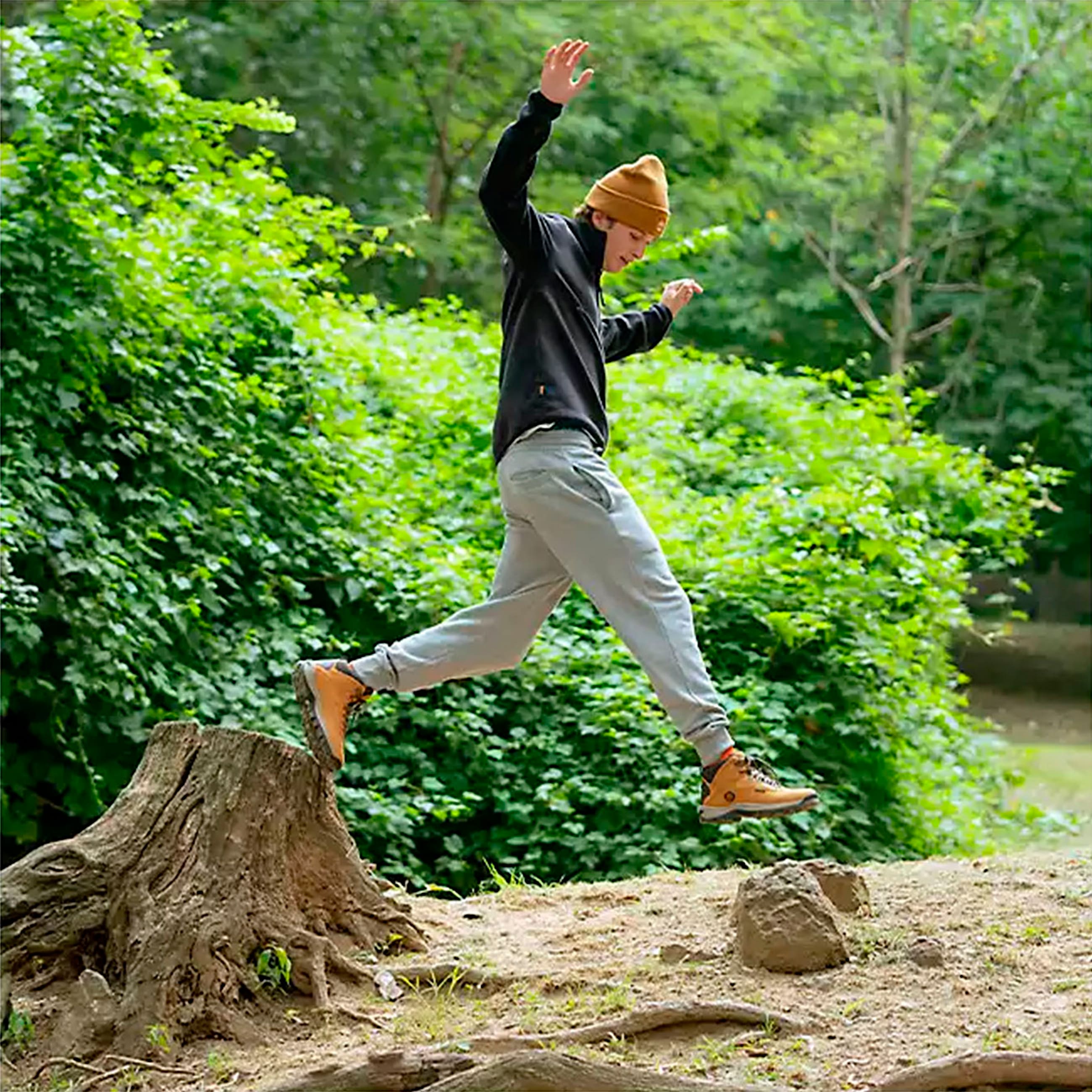 Mens White Ledge Waterproof Mid Hiker Boot TBL Wheat ALT8