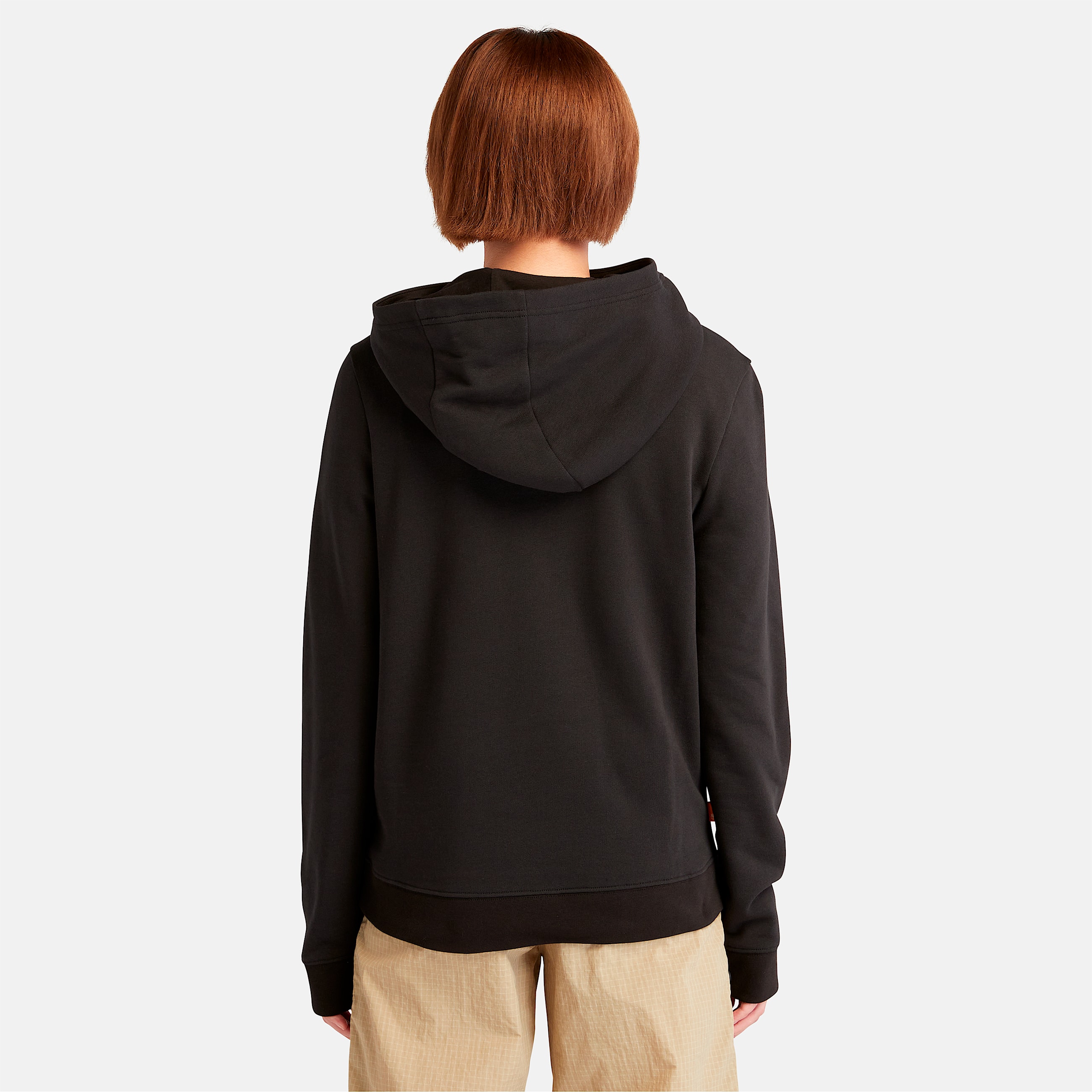 Hoodie de mujer con rbol bordado TBL Bota negrade trigo ALT9