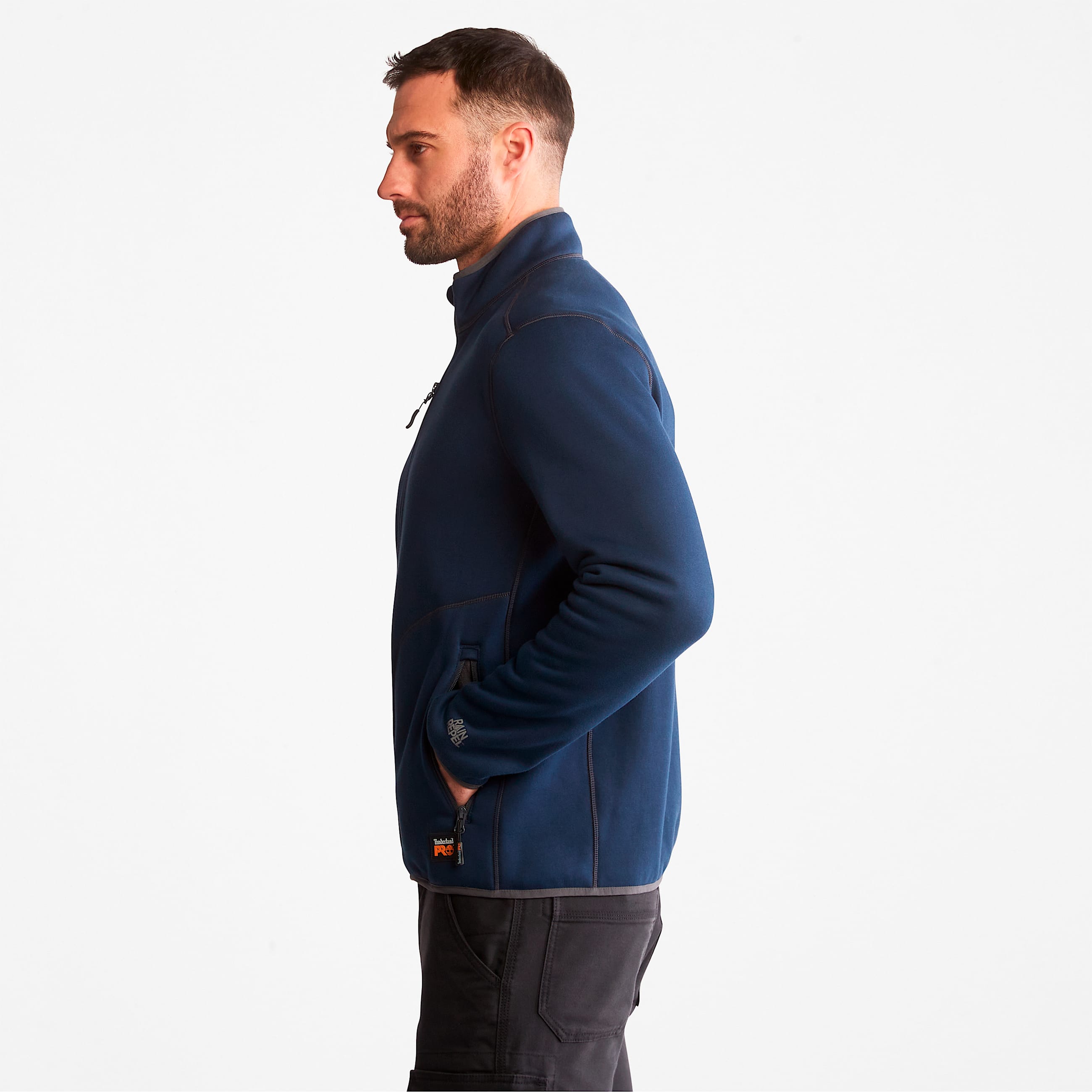 Chamarra Timberland PRO Ballast Midlayer para hombre TBL Azul marino ALT3