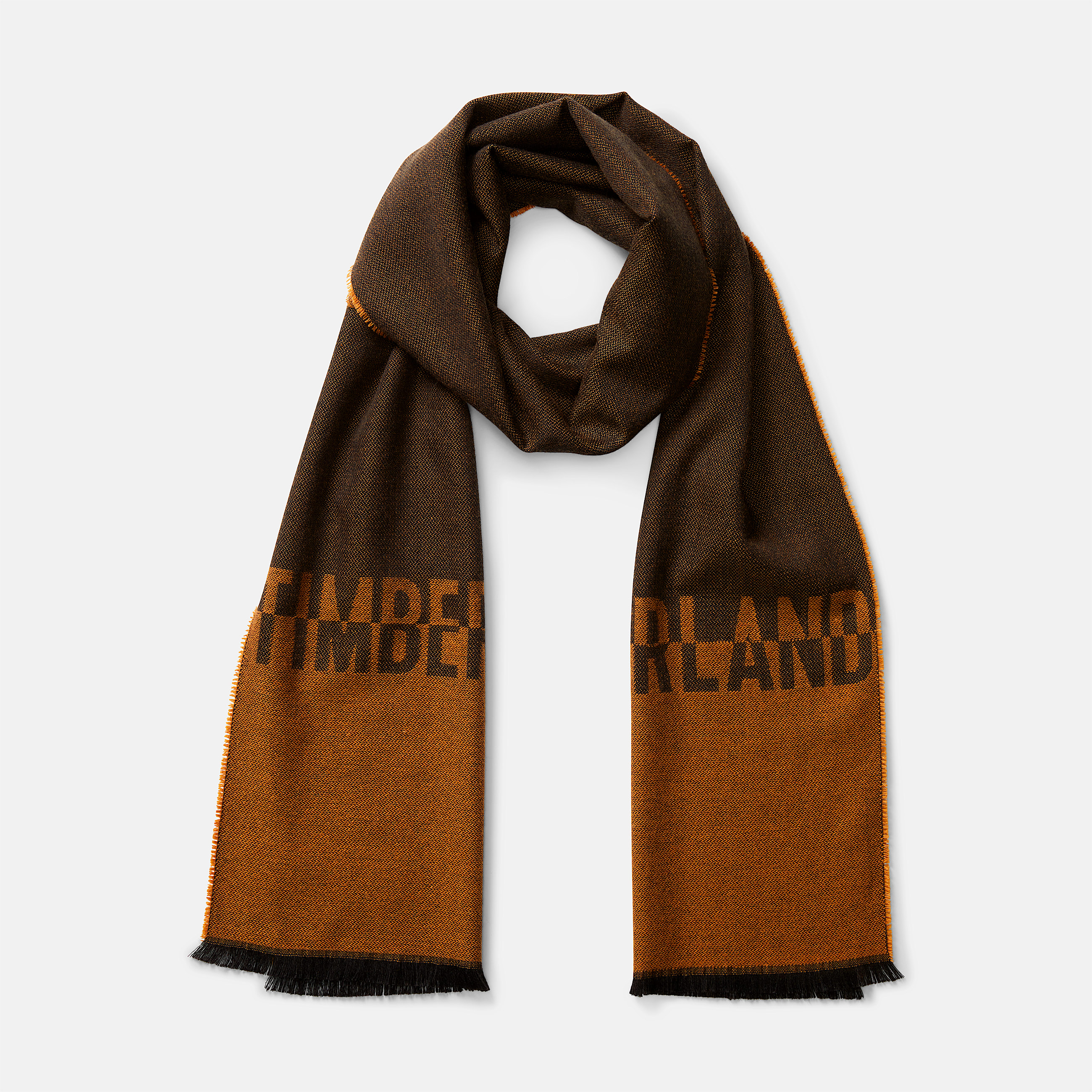Split Color Logo Scarf TBL BlackWheat HERO
