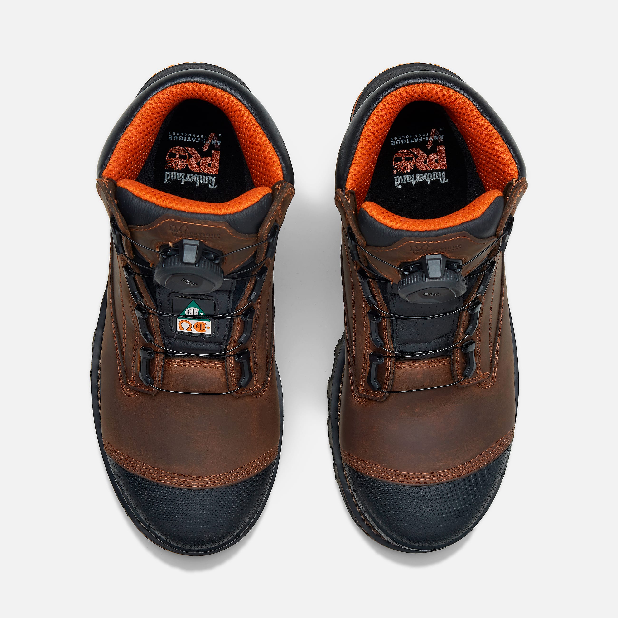 Mens Timberland PRO BOA Boondock 6 Composite Toe Work Boot TBL Medium Brown FullGrain ALT2