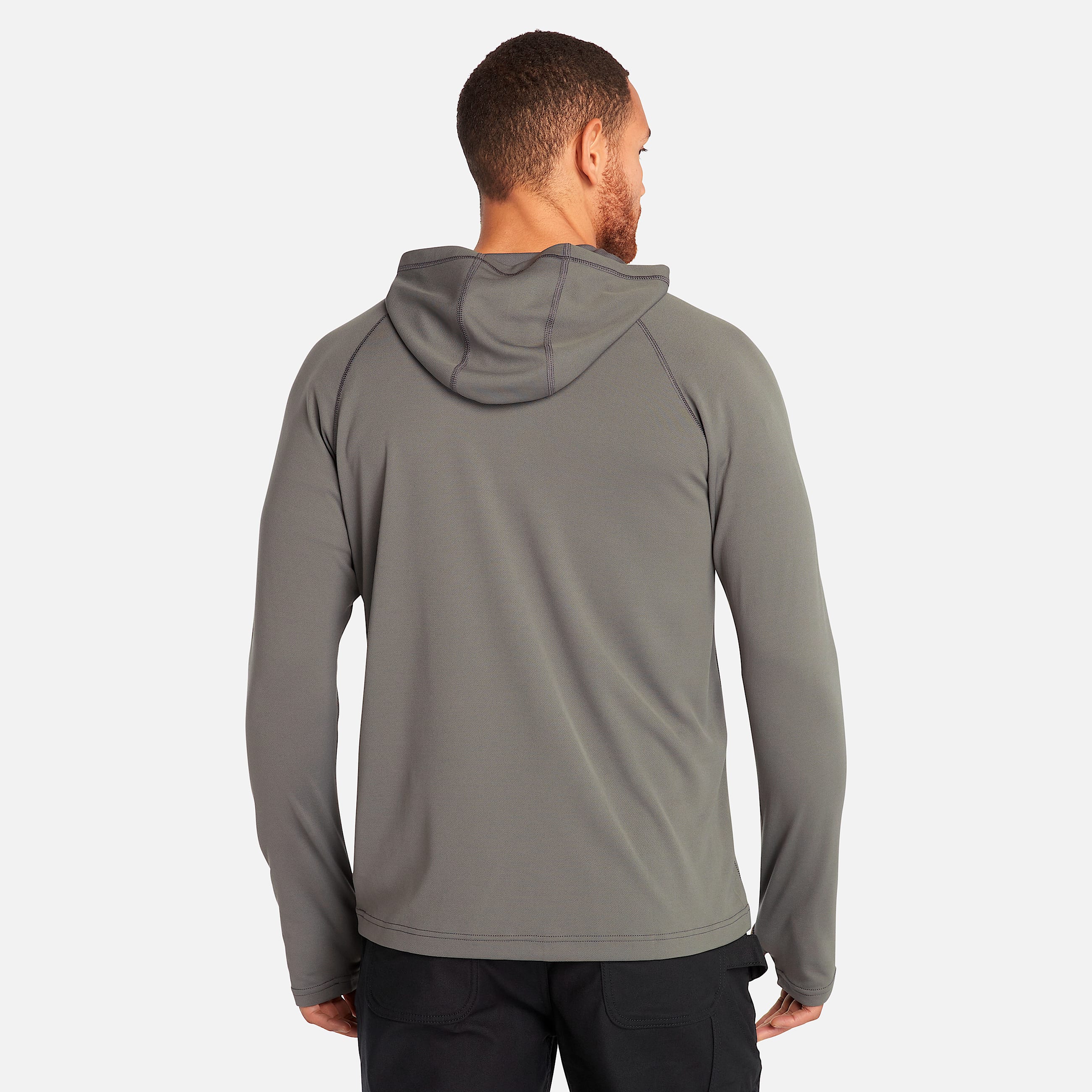 Mens Timberland PRO Wicking Good Hoodie TBL Pewter ALT9