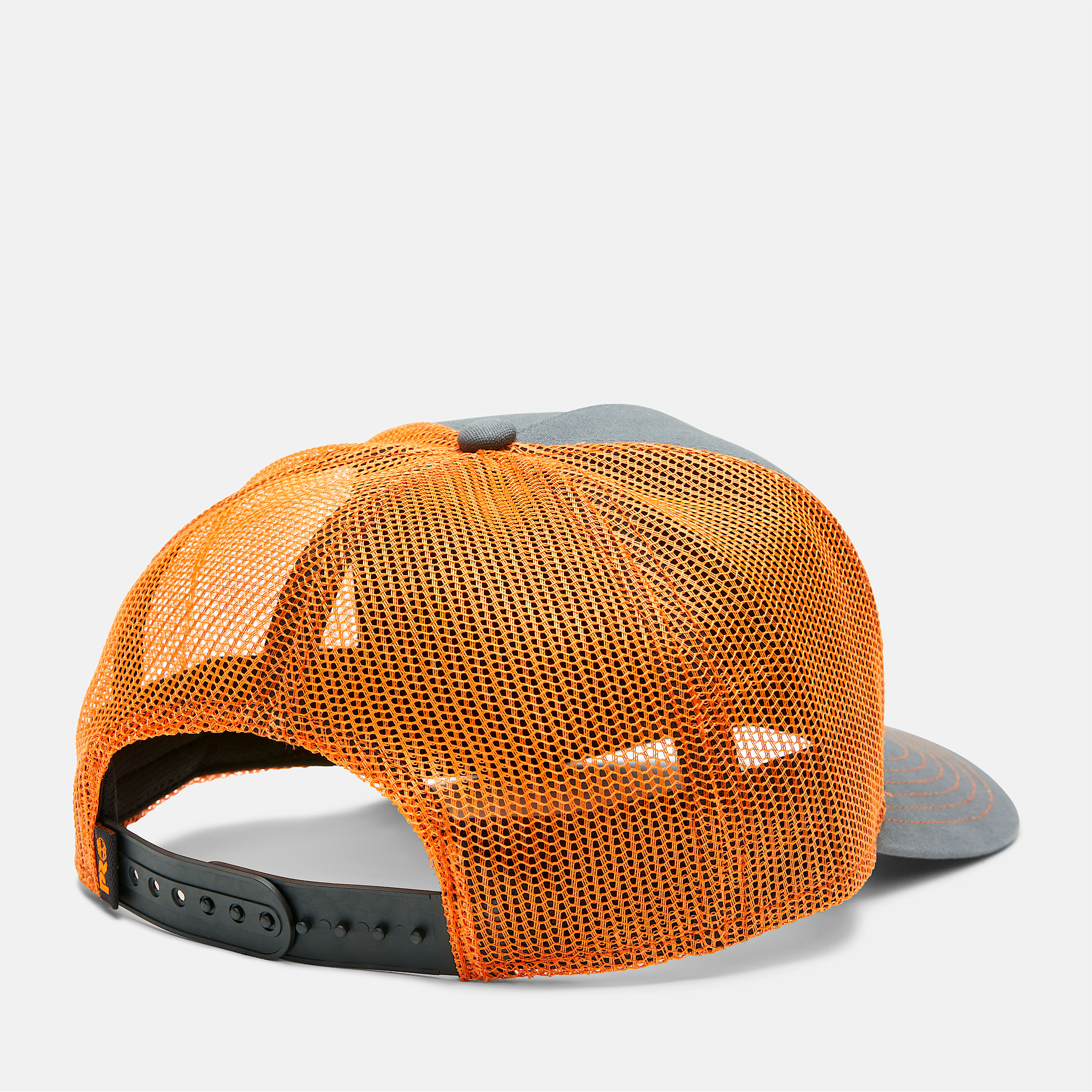 Mens Timberland PRO ADND MidProfile Trucker Hat TBL PewterPRO Orange ALT1