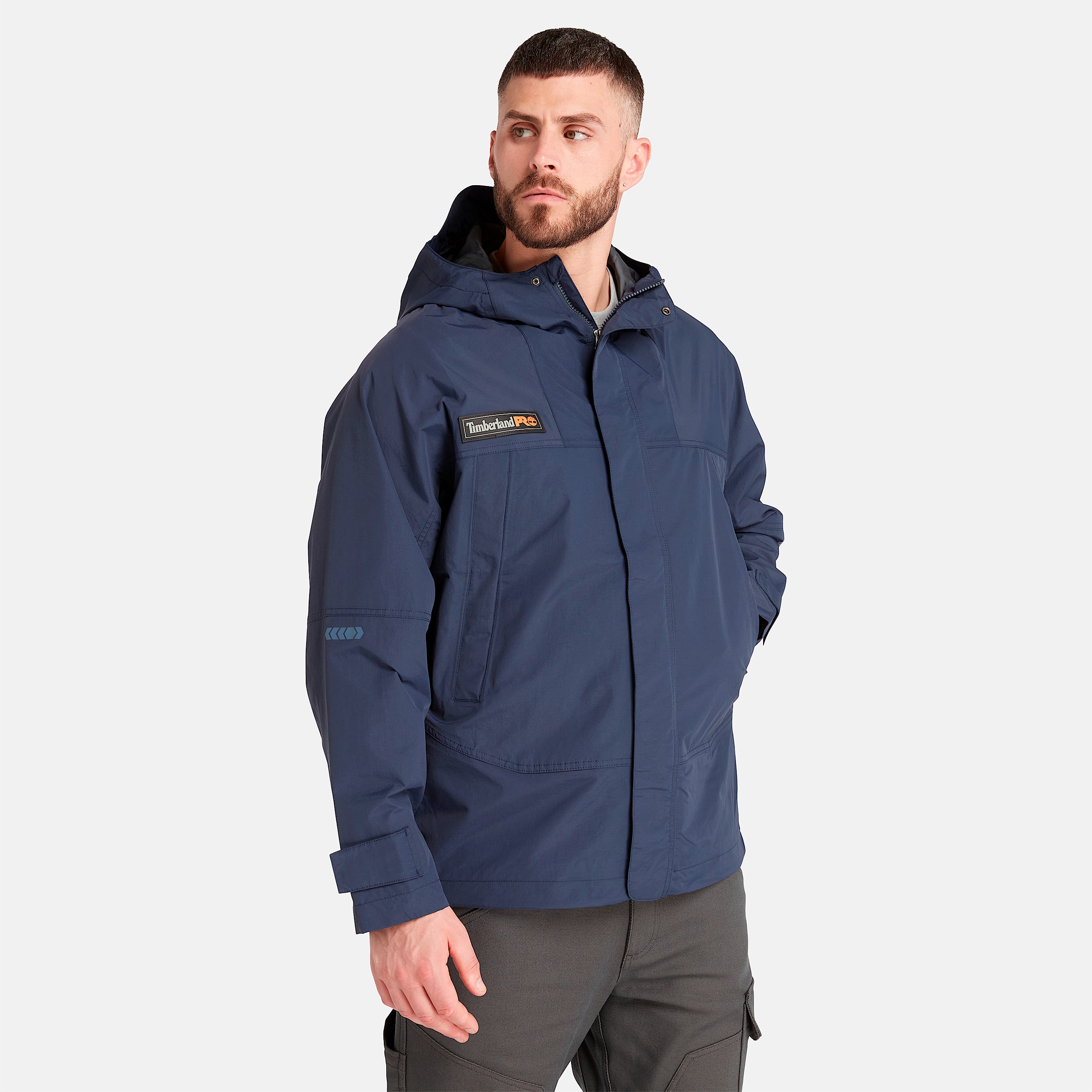 Mens Timberland PRO Dryshift Waterproof Lightweight Jacket 20 TBL Black Iris HERO