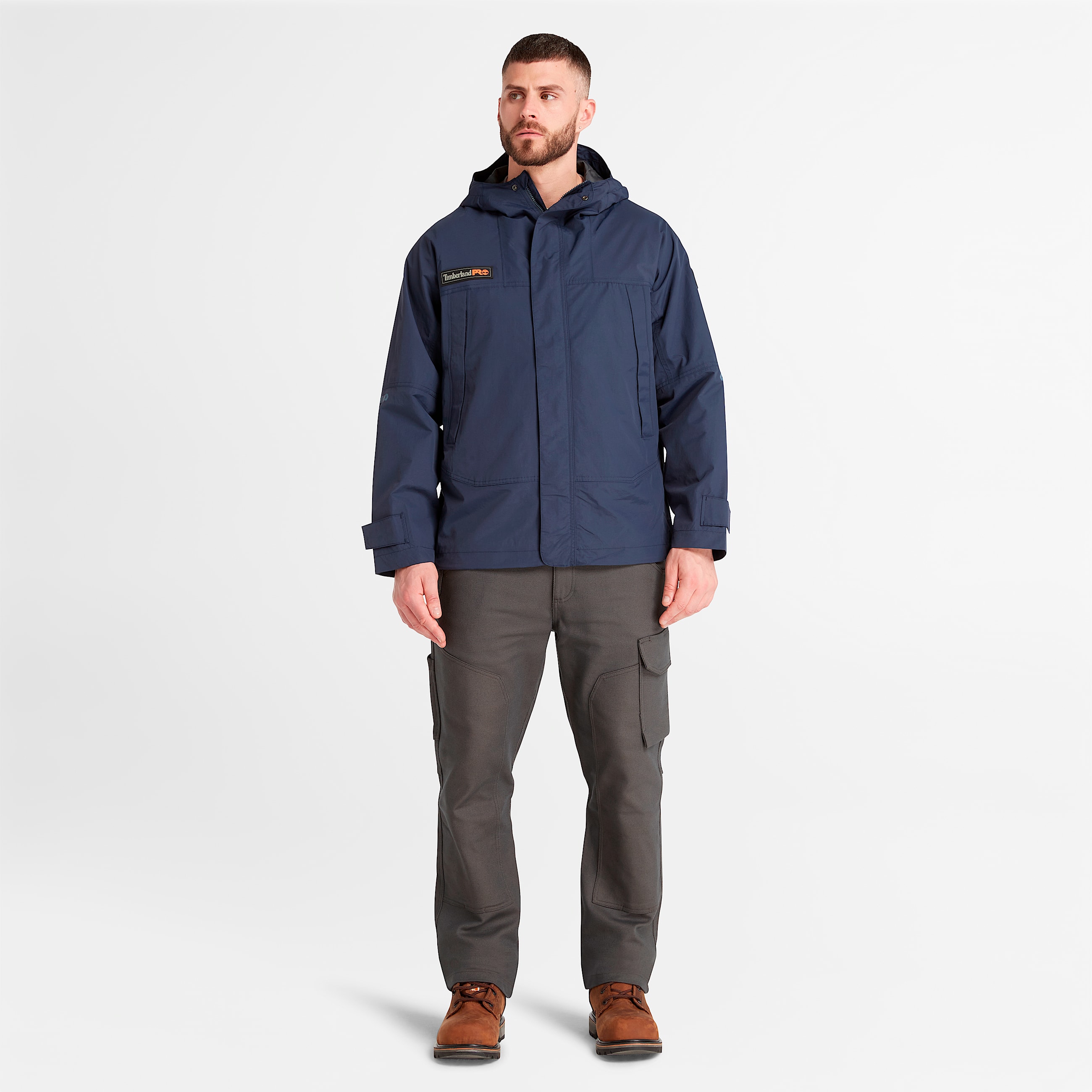 Mens Timberland PRO Dryshift Waterproof Lightweight Jacket 20 TBL Black Iris ALT1