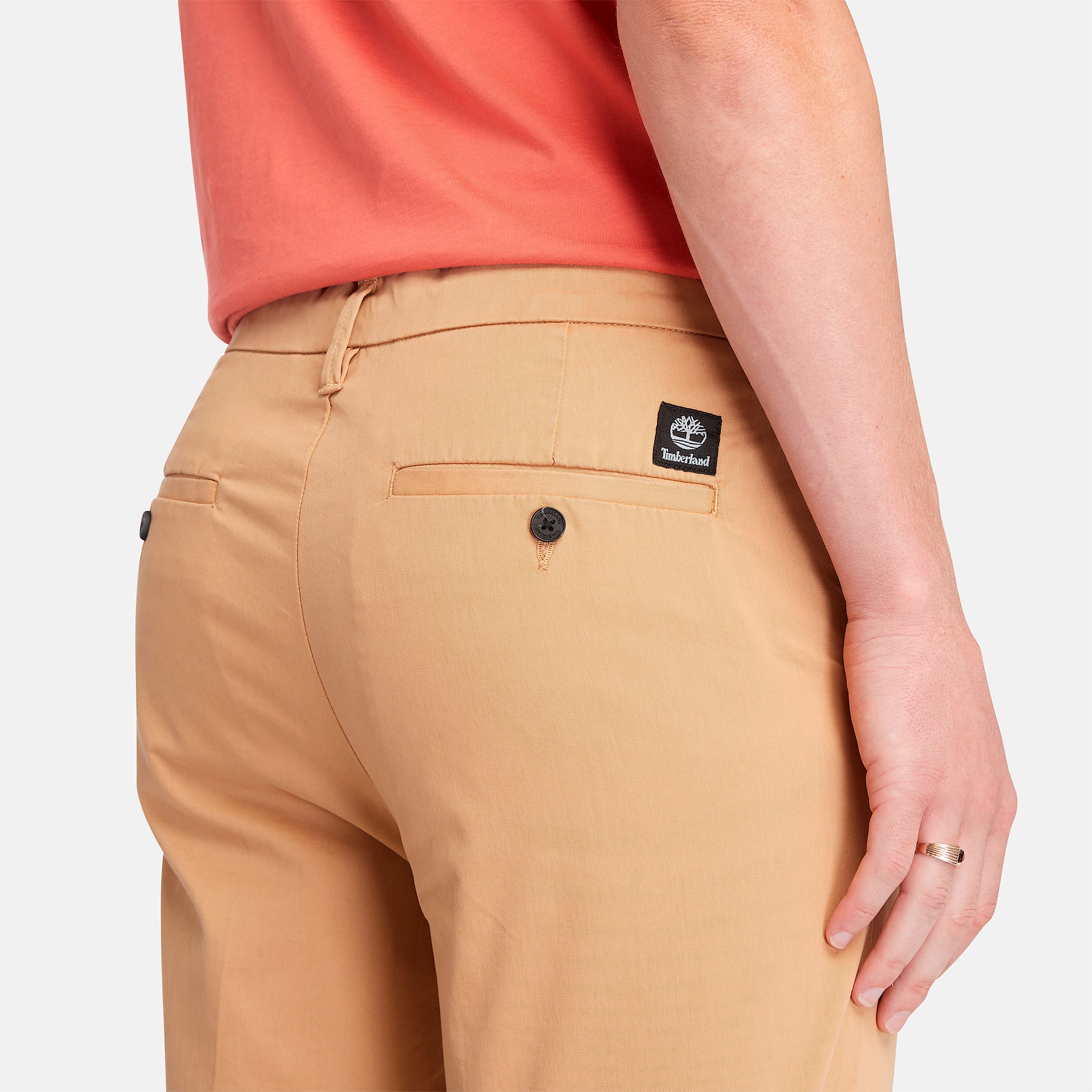 Mens Claremont Twill Chino Short TBL Light Wheat ALT2
