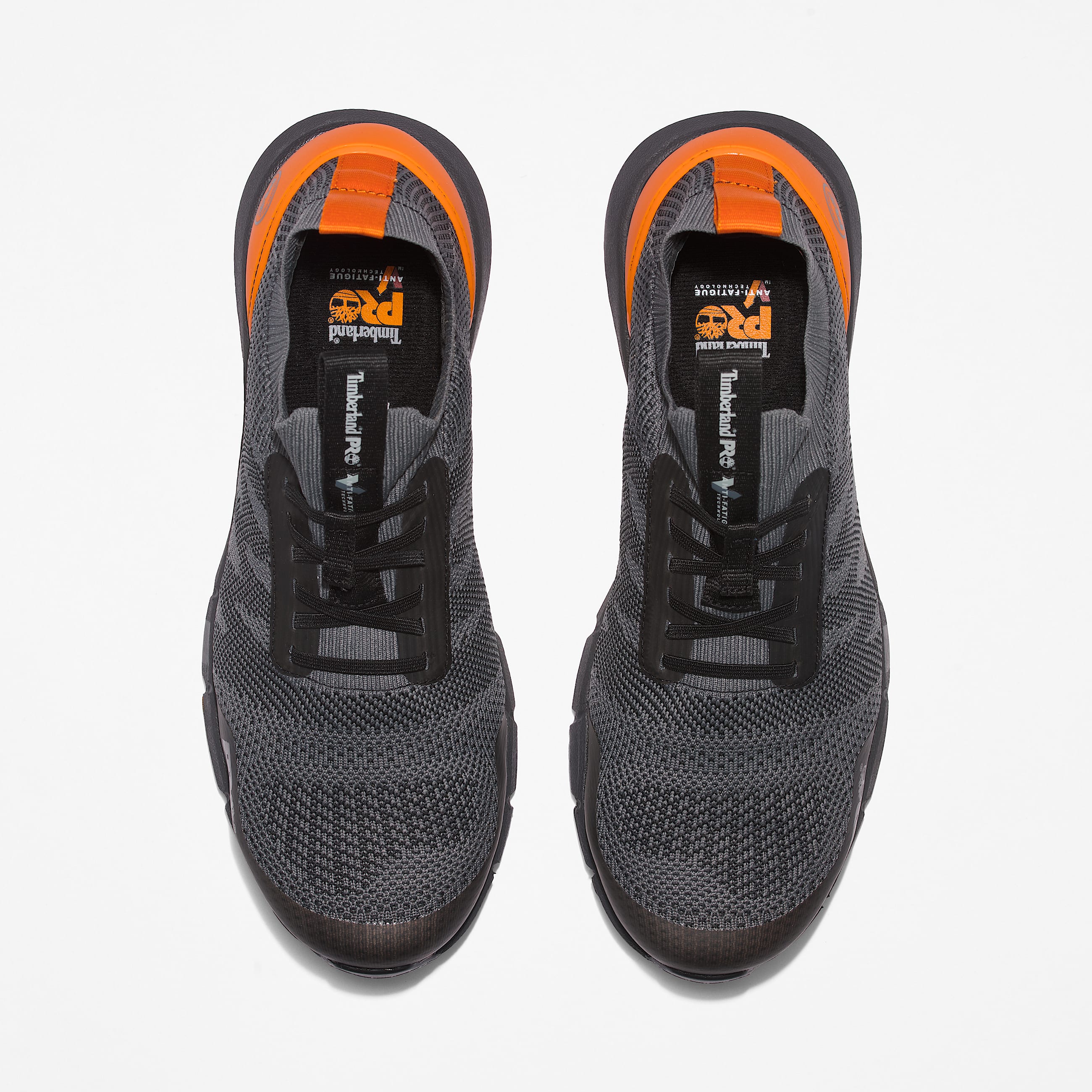 Mens Radius Composite Toe Work Sneaker TBL GreyOrange ALT2