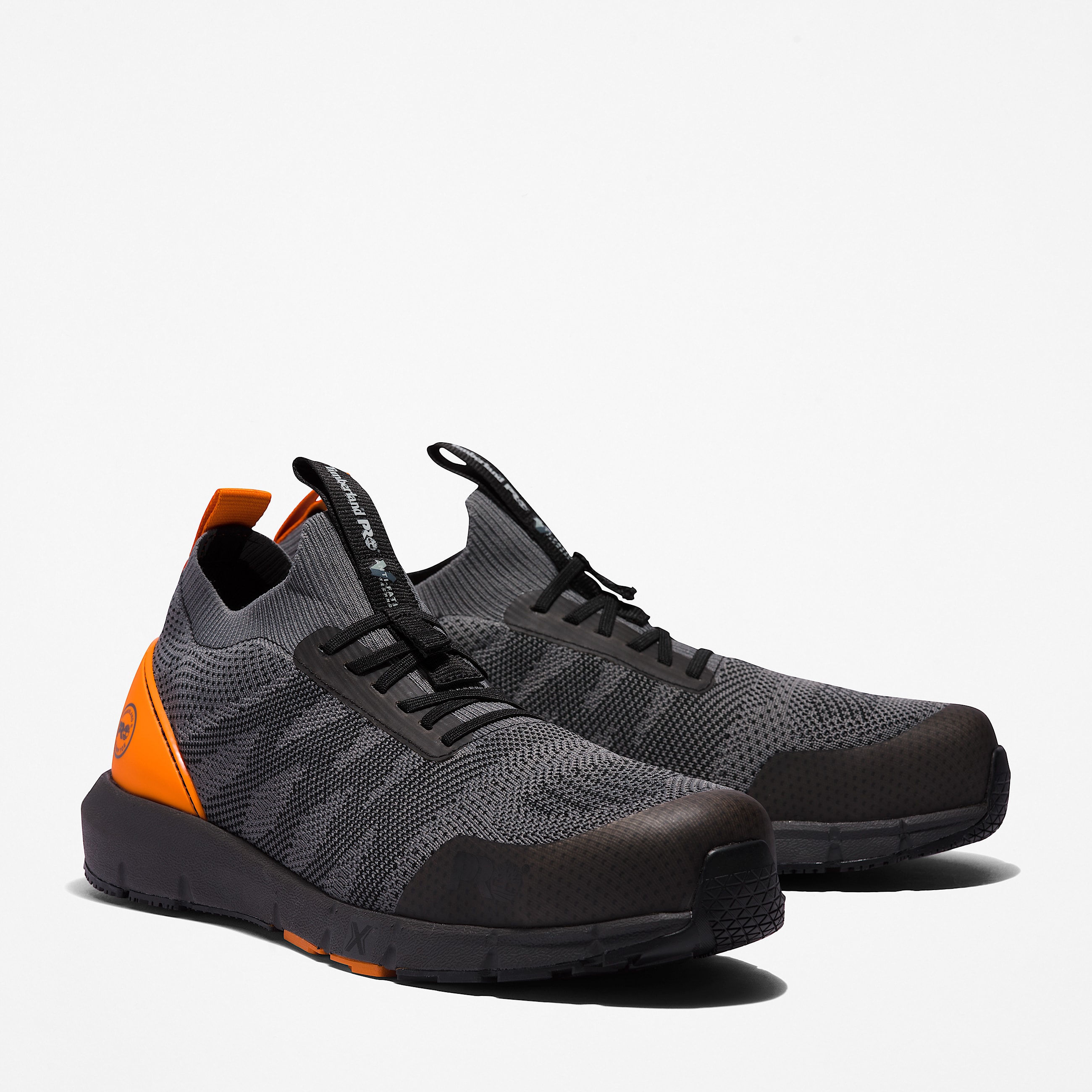 Mens Radius Composite Toe Work Sneaker TBL GreyOrange ALT5