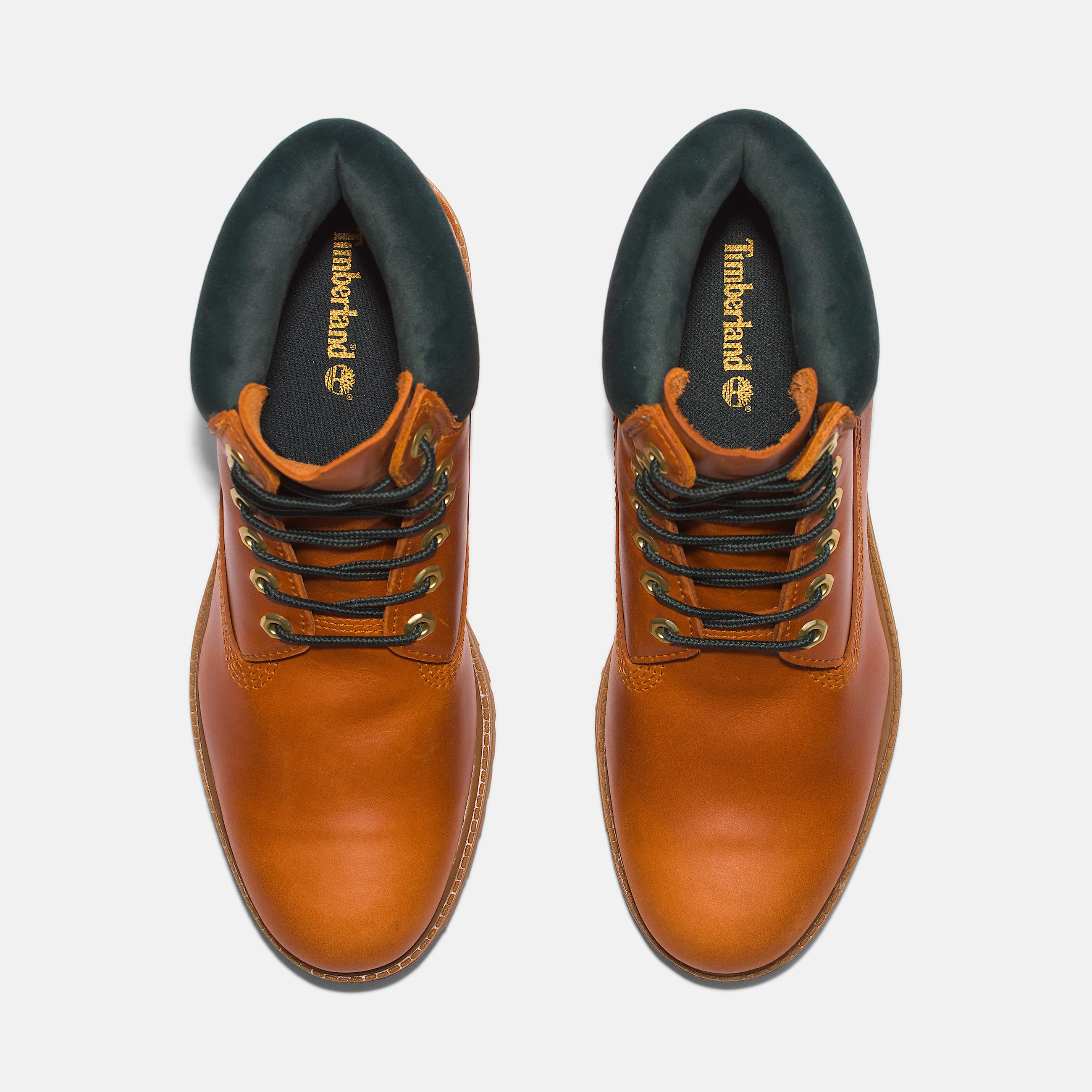 Mens Timberland Premium 6Inch Waterproof Boot TBL Medium Brown FullGrain ALT2