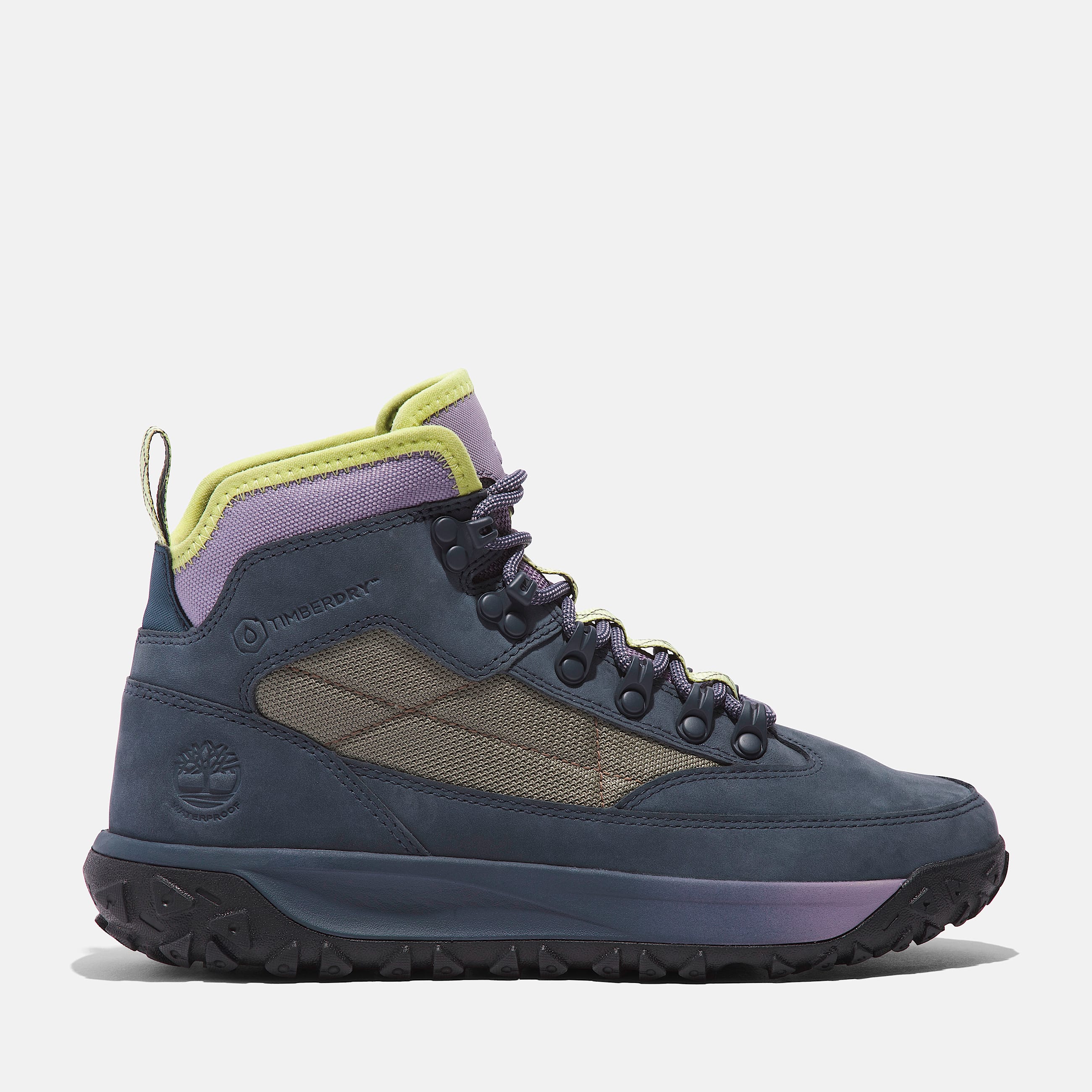 Womens GreenStride Motion 6 Waterproof Hiking Boot TBL Dark Blue Nubuck HERO