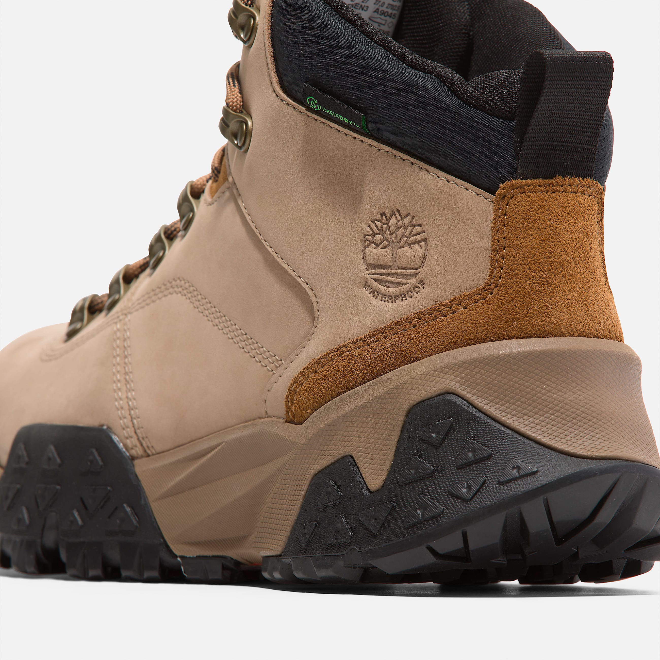 Mens Motion Scramble Mid LaceUp Waterproof Hiking Boot TBL Beige Nubuck ALT7