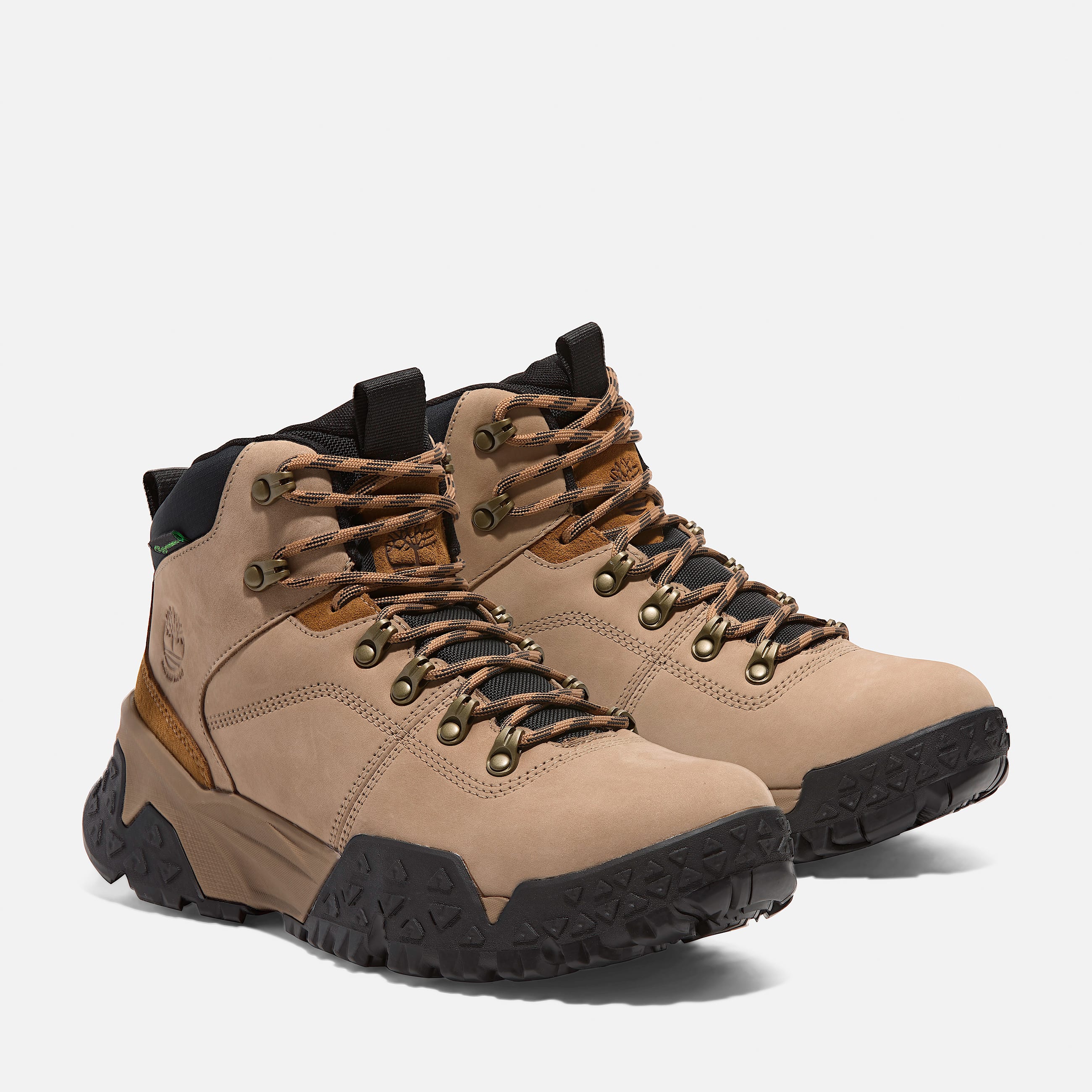 Mens Motion Scramble Mid LaceUp Waterproof Hiking Boot TBL Beige Nubuck ALT4