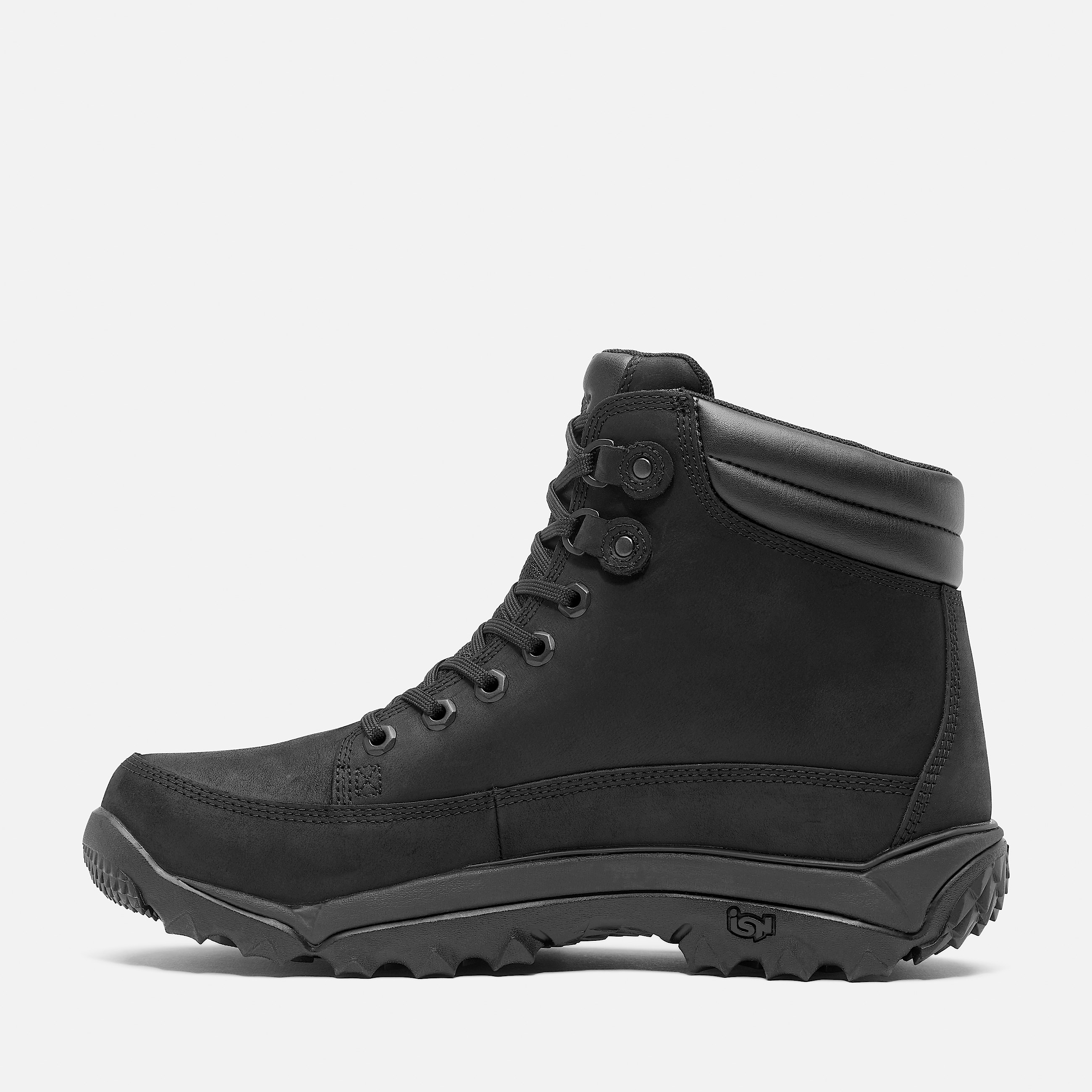 Mens Rime Ridge Waterproof Mid Boot TBL Black Nubuck ALT6