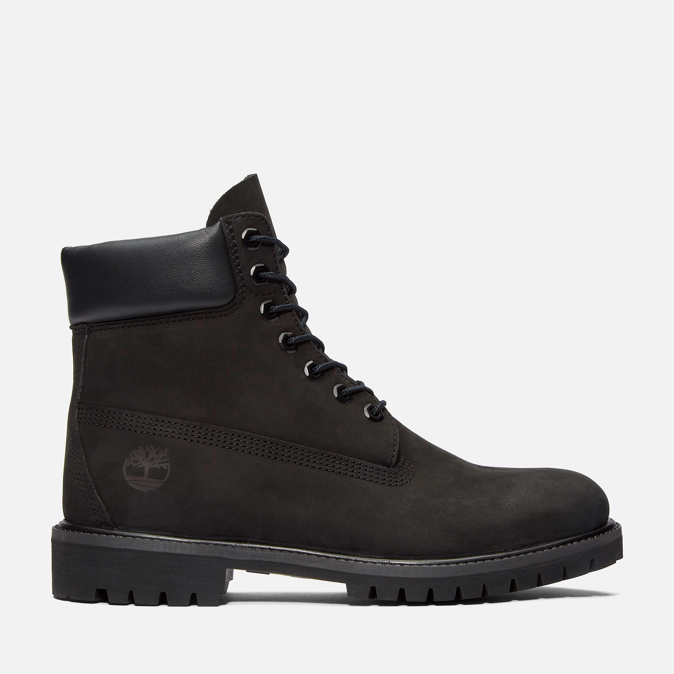 Mens Timberland Premium 6Inch Waterproof Boot TBL Black Nubuck HERO