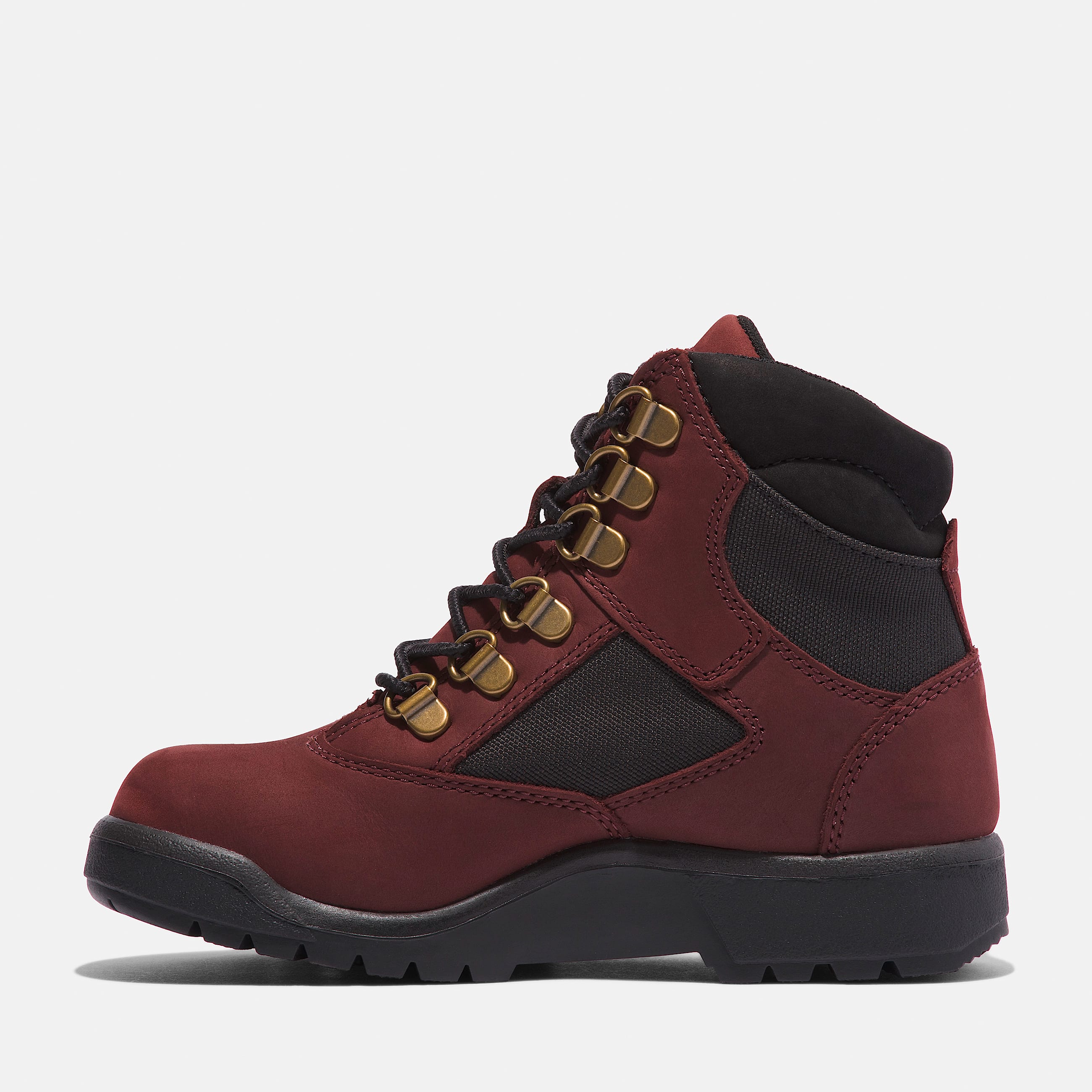 Junior 6Inch Field Boot TBL Burgundy Nubuck ALT6