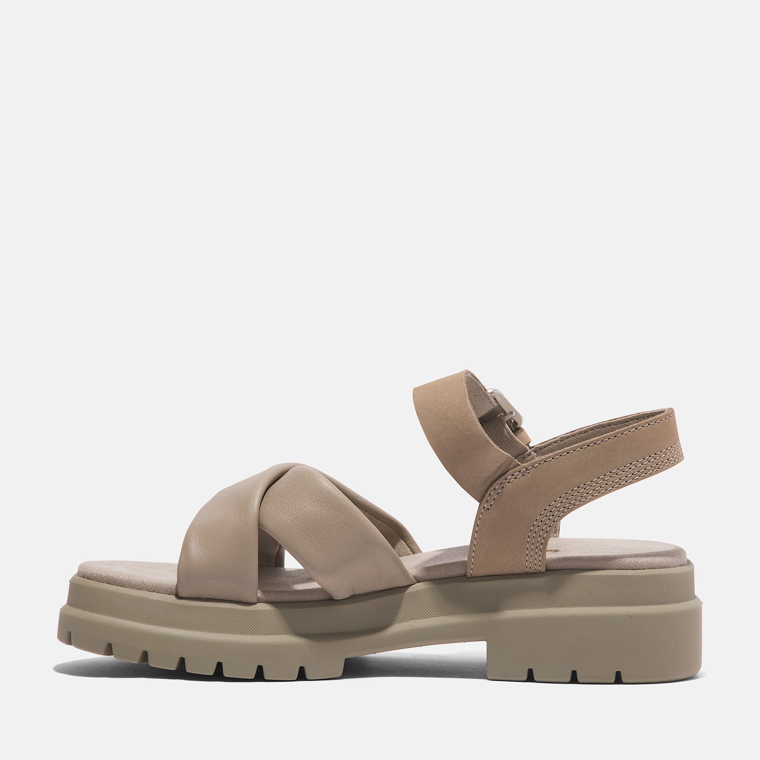 Womens London Vibe CrossStrap Sandal TBL Light Taupe FullGrain ALT6