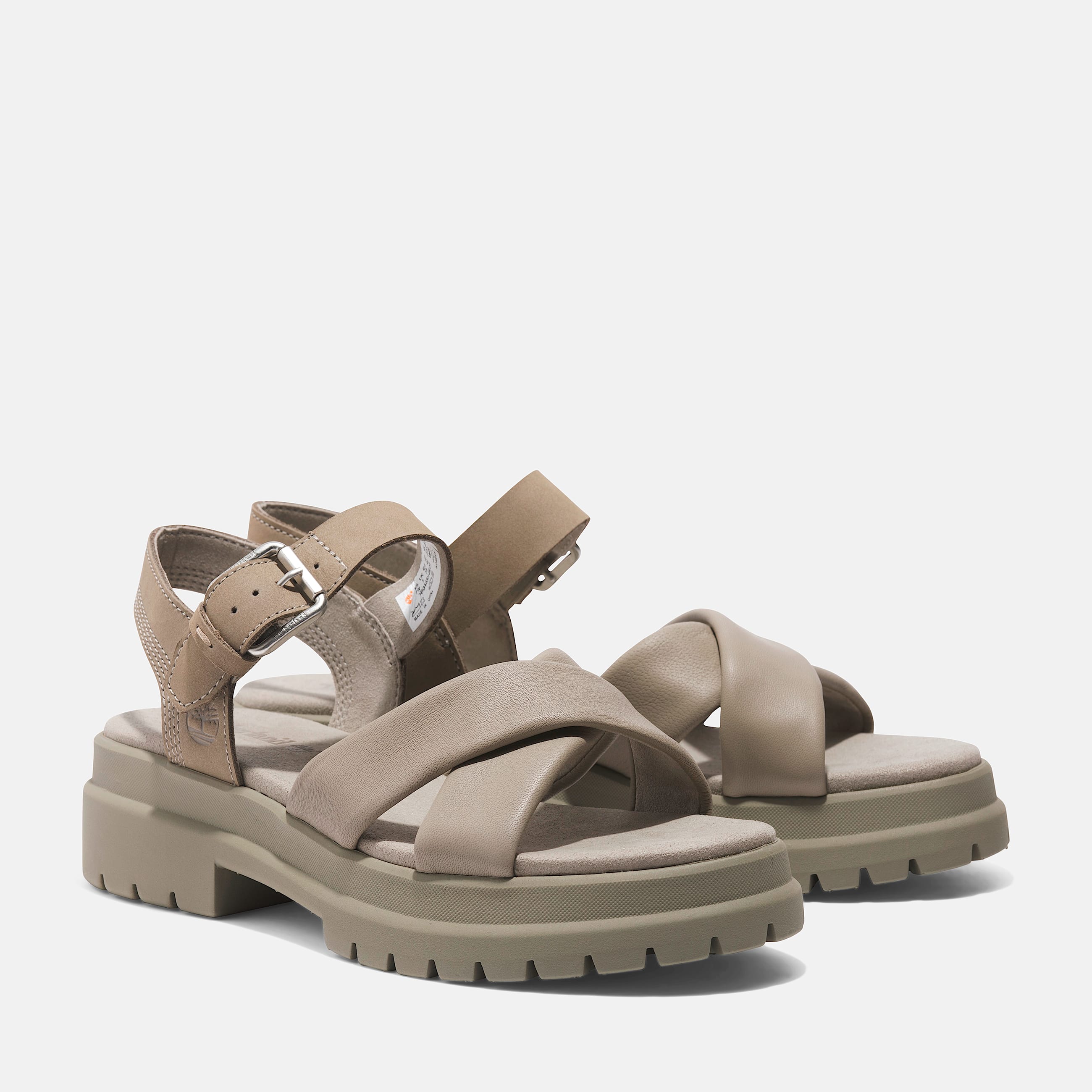 Womens London Vibe CrossStrap Sandal TBL Light Taupe FullGrain ALT4