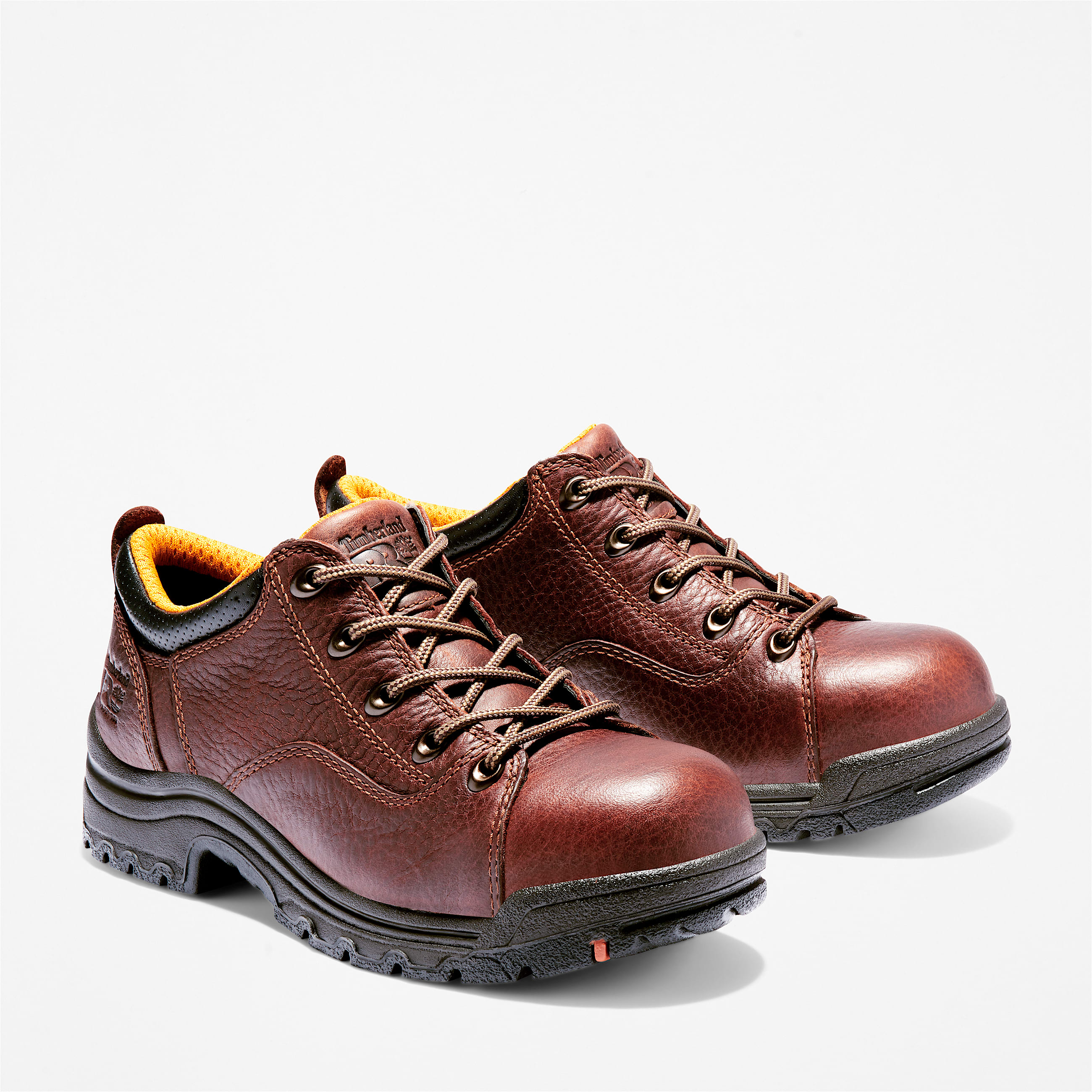 Zapato de trabajo con puntera de aleacin TiTAN Casual para mujer TBL Marrn ALT4