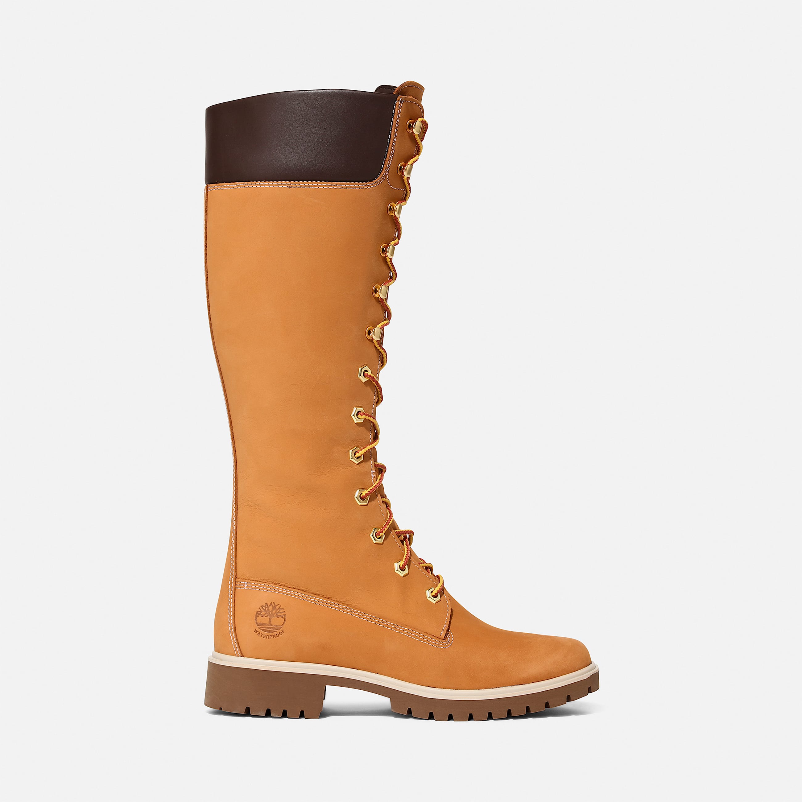Womens Timberland Premium 14Inch Waterproof Boot TBL Wheat Nubuck HERO